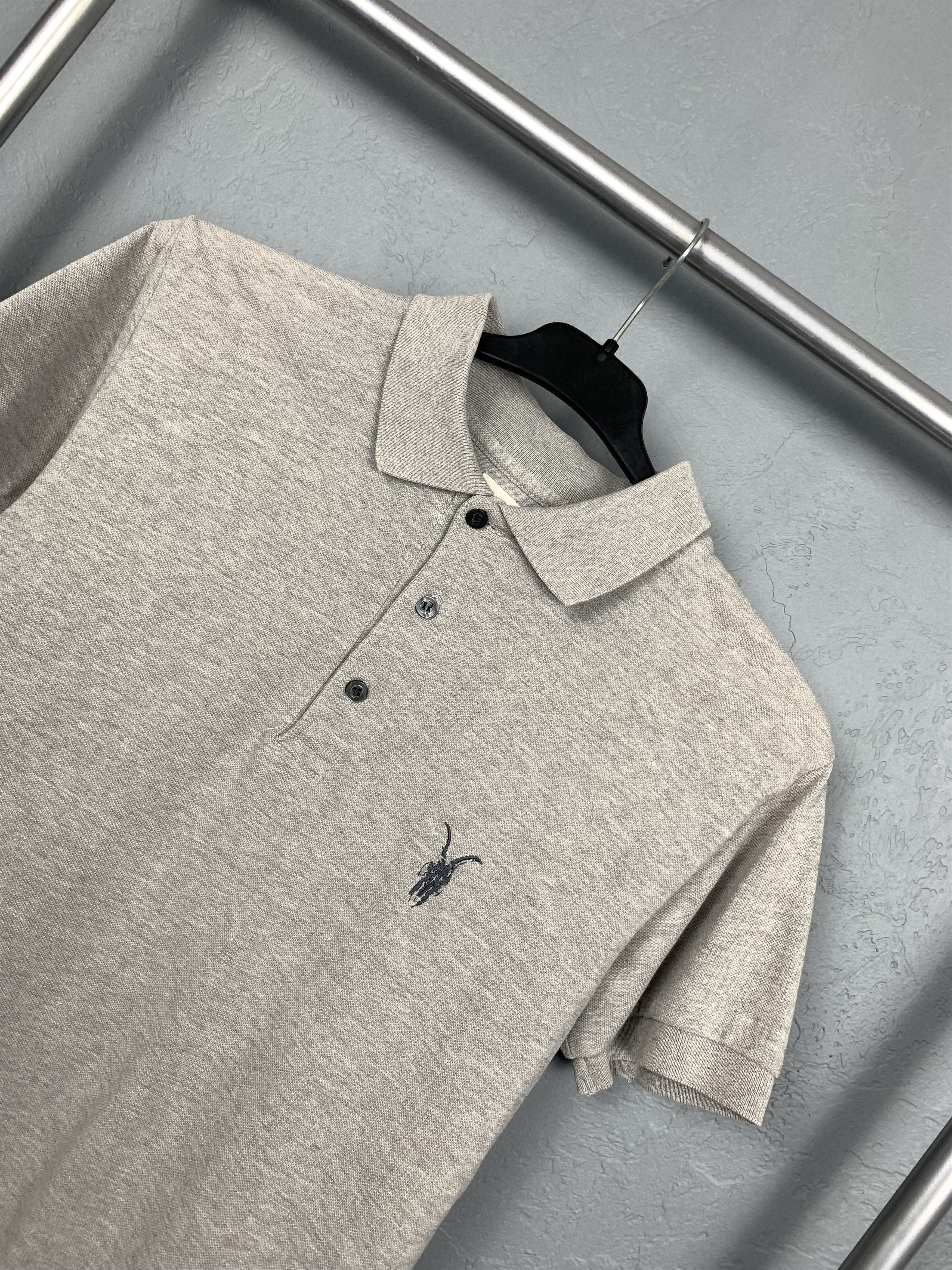Allsaints All Saints Grey Mens Polo Shirt Size US S / EU 44-46 / 1 - 2 Thumbnail