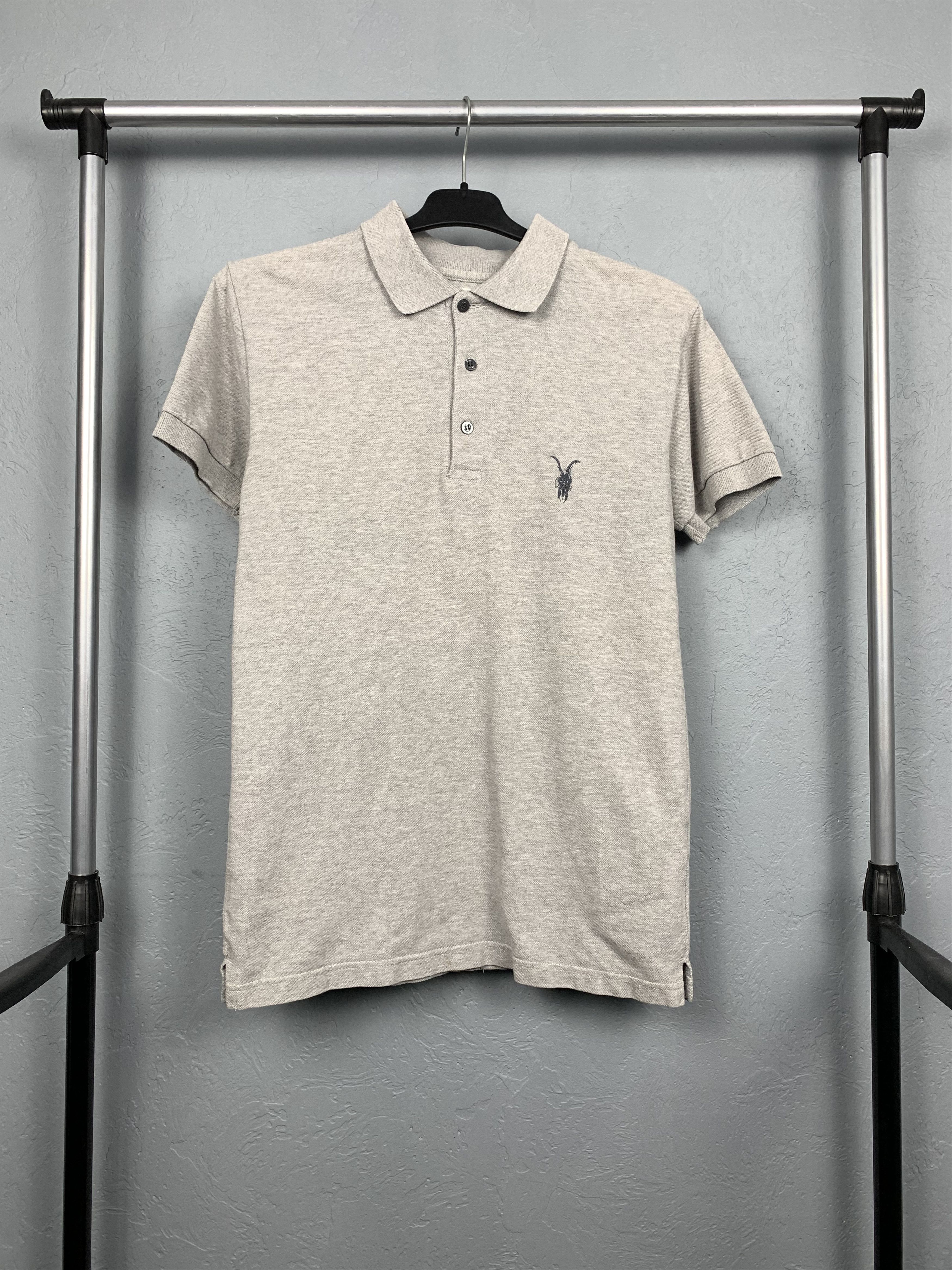 Allsaints All Saints Grey Mens Polo Shirt Size US S / EU 44-46 / 1 - 1 Thumbnail