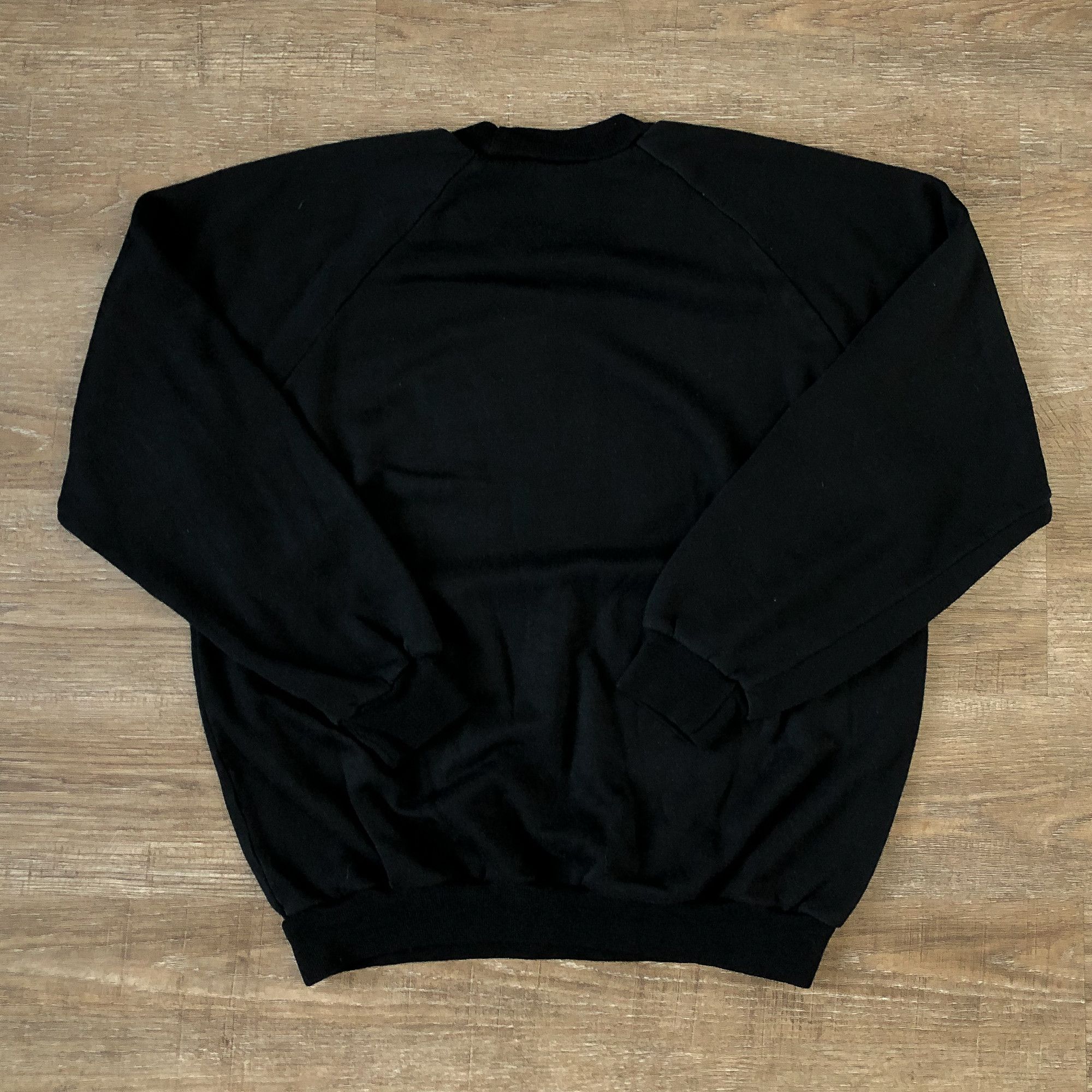 Vintage Vintage 1989 Boxy Black 'Bath' Sweatshirt (Made in England) Size US L / EU 52-54 / 3 - 3 Thumbnail