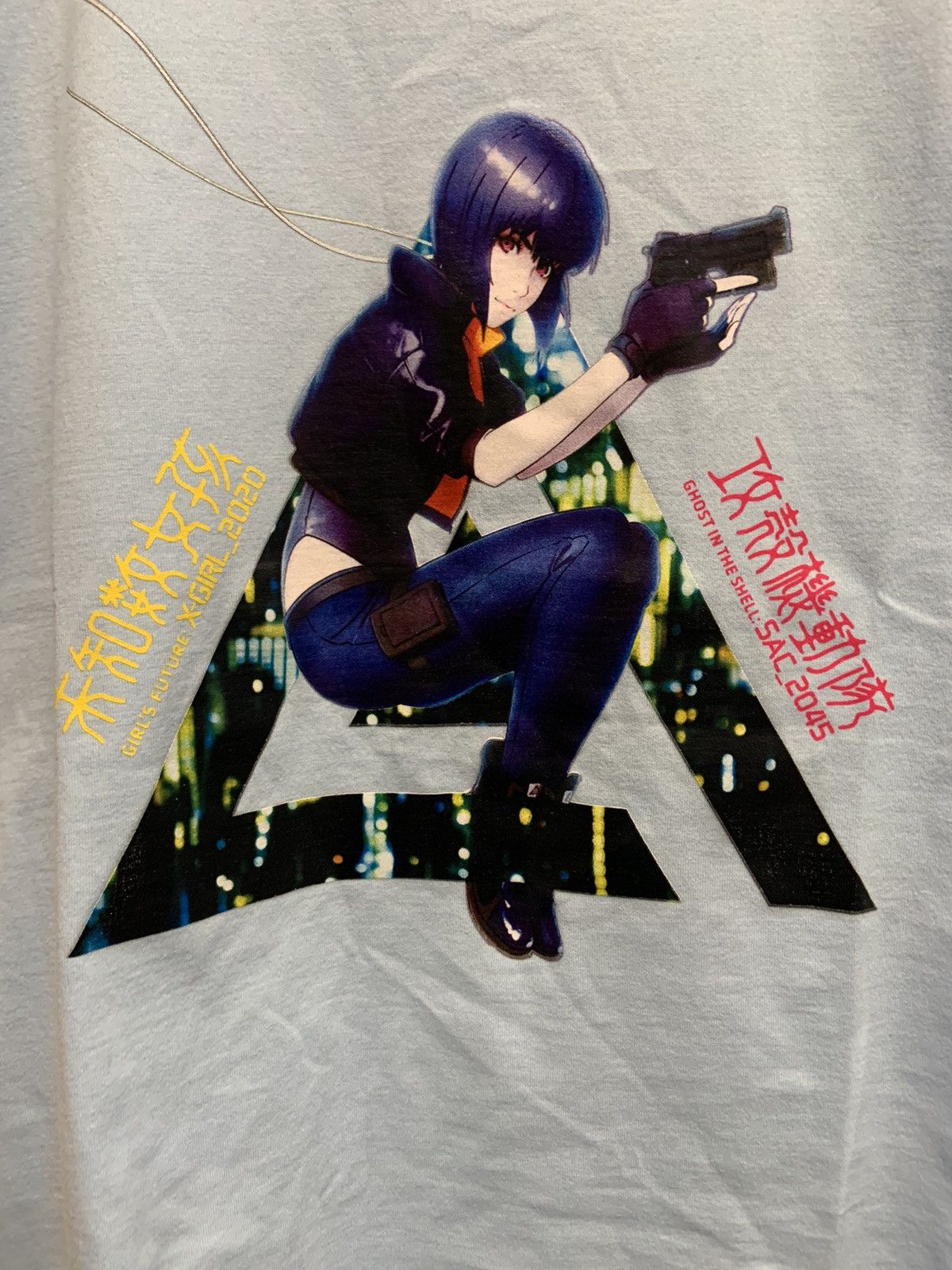 Japanese Brand X-Girl Ghost in the Shell Tee Size US M / EU 48-50 / 2 - 2 Thumbnail