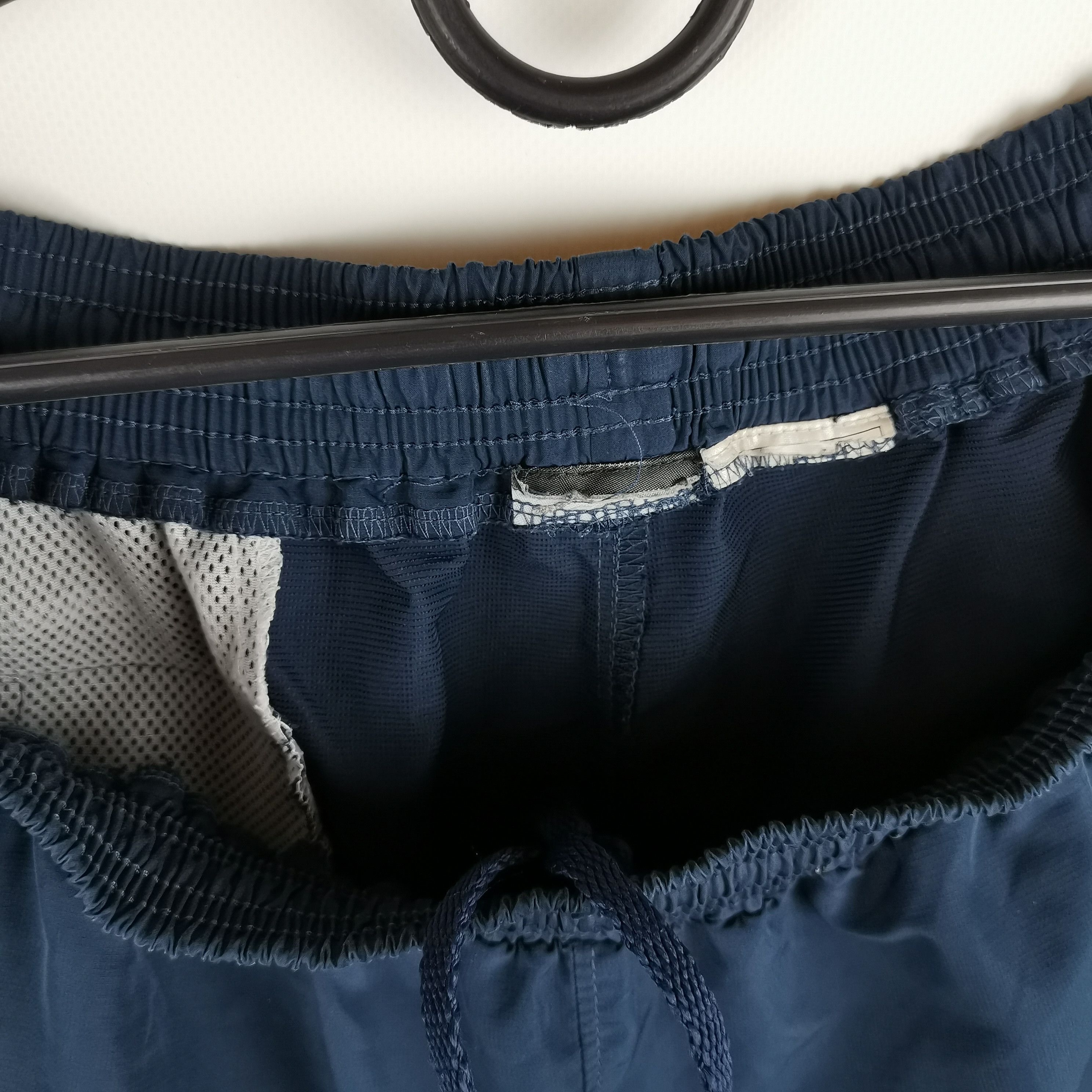 Nike × Vintage Nike vintage y2k tennis swoosh navy shorts Size US 34 / EU 50 - 6 Thumbnail