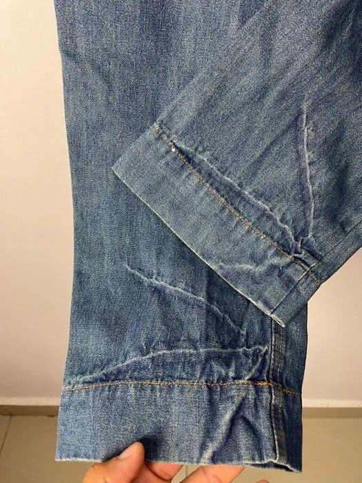 Disney × Vintage Vintage 90's Big Mickey Disney 1928 Denim Jeans Limited Size US 31 - 15 Thumbnail