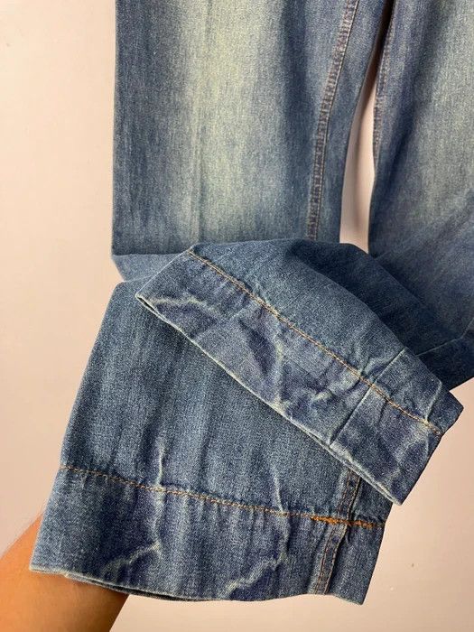 Disney × Vintage Vintage 90's Big Mickey Disney 1928 Denim Jeans Limited Size US 31 - 16 Thumbnail