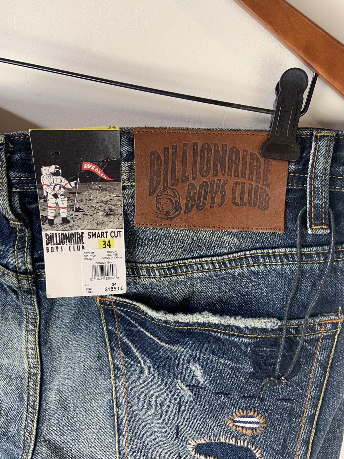 Billionaire Boys Club Billionaire Boys Club Smart Cut Denim Jeans Size US 36 / EU 52 - 9 Thumbnail