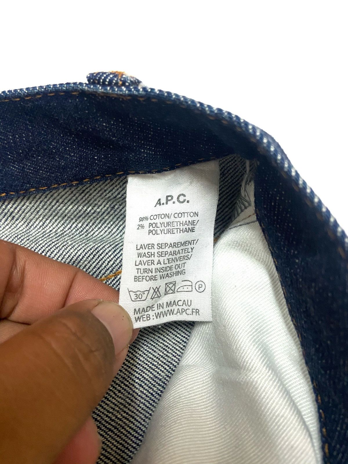 A.P.C. × Japanese Brand A.P.C New Standard Raw Selvedge Denim Size 29" Size US 29 - 6 Thumbnail