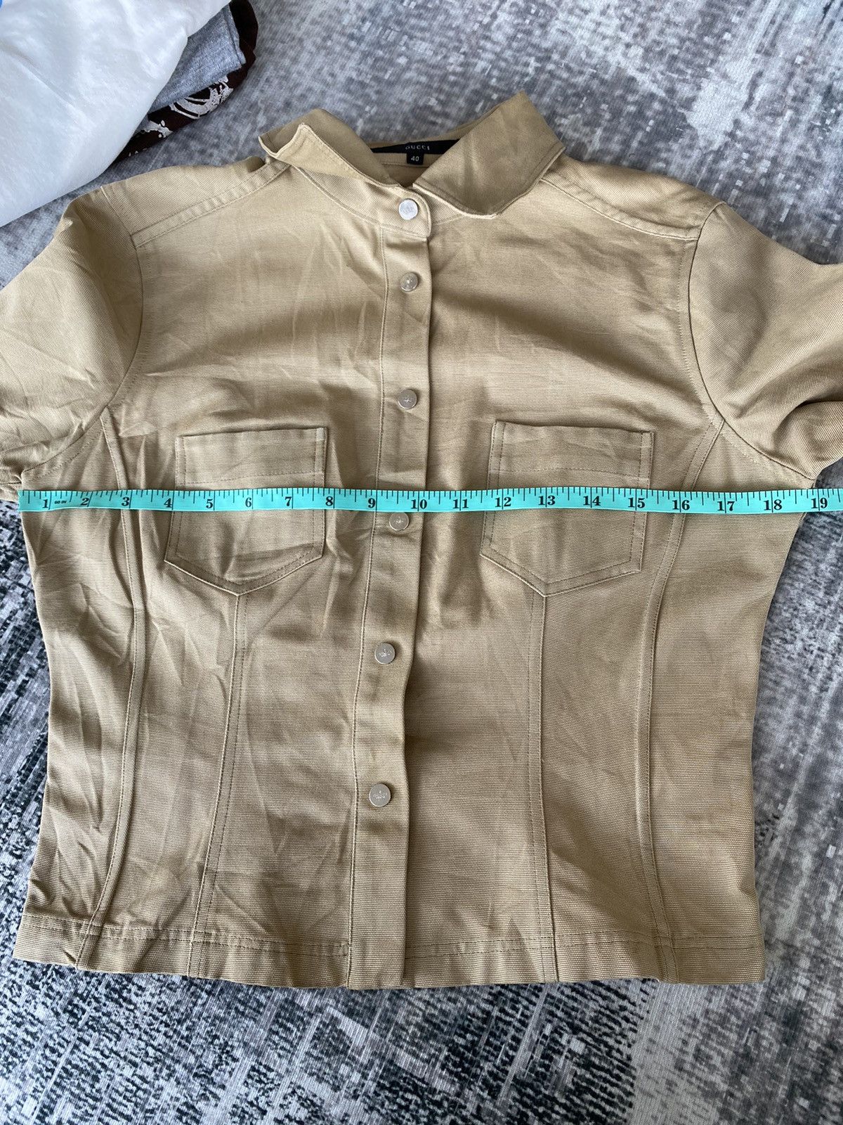 Gucci Vintage Gucci Tom Ford Zamasport Denim Button Jacket Size S / US 4 / IT 40 - 12 Thumbnail