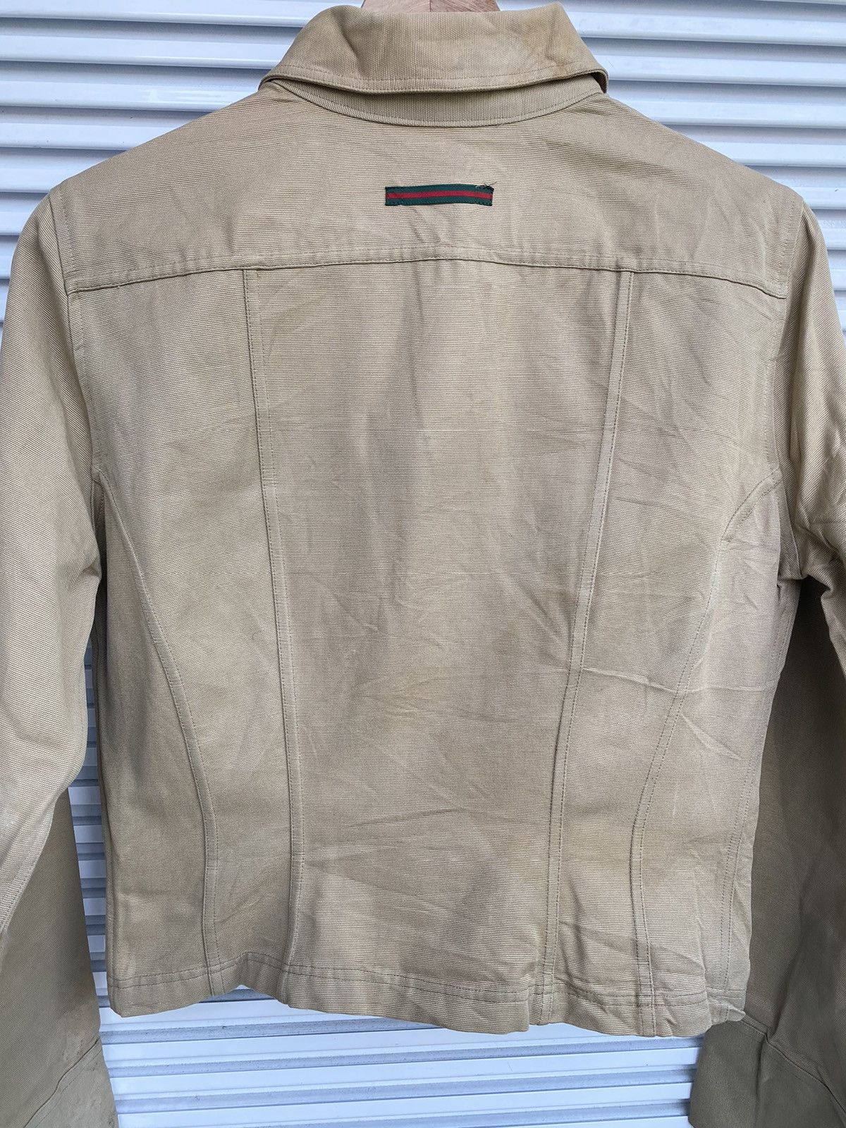 Gucci Vintage Gucci Tom Ford Zamasport Denim Button Jacket Size S / US 4 / IT 40 - 6 Thumbnail