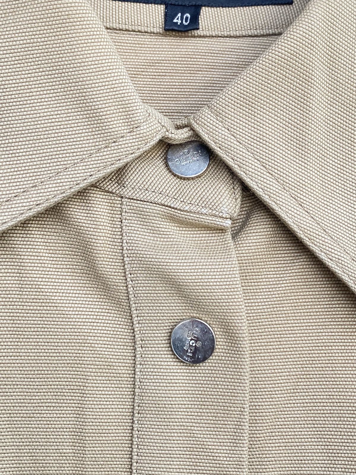 Gucci Vintage Gucci Tom Ford Zamasport Denim Button Jacket Size S / US 4 / IT 40 - 3 Thumbnail