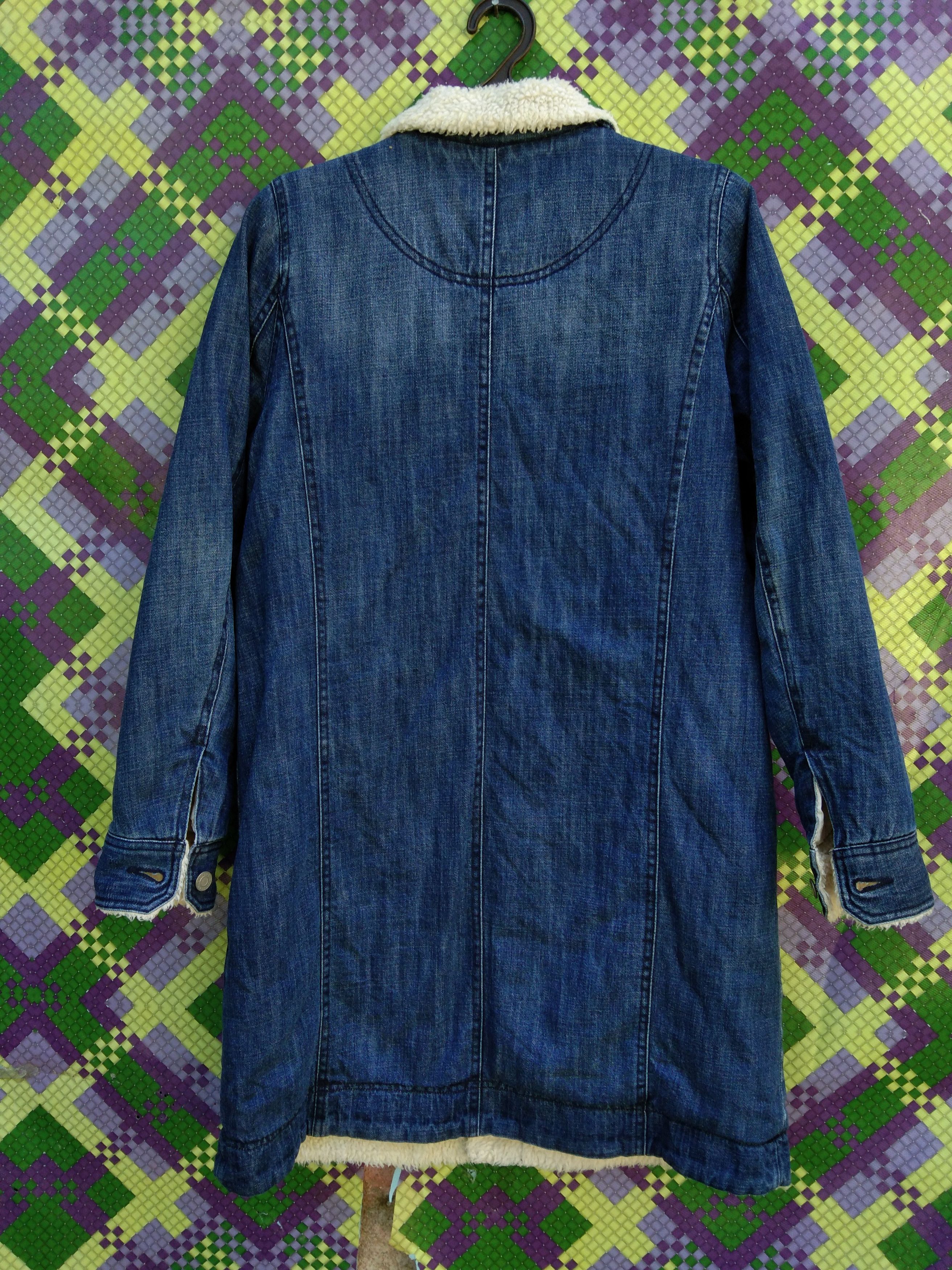 Japanese Brand BAY FLOW WOMEN'S DENIM LONG JACKET Size S / US 4 / IT 40 - 4 Thumbnail