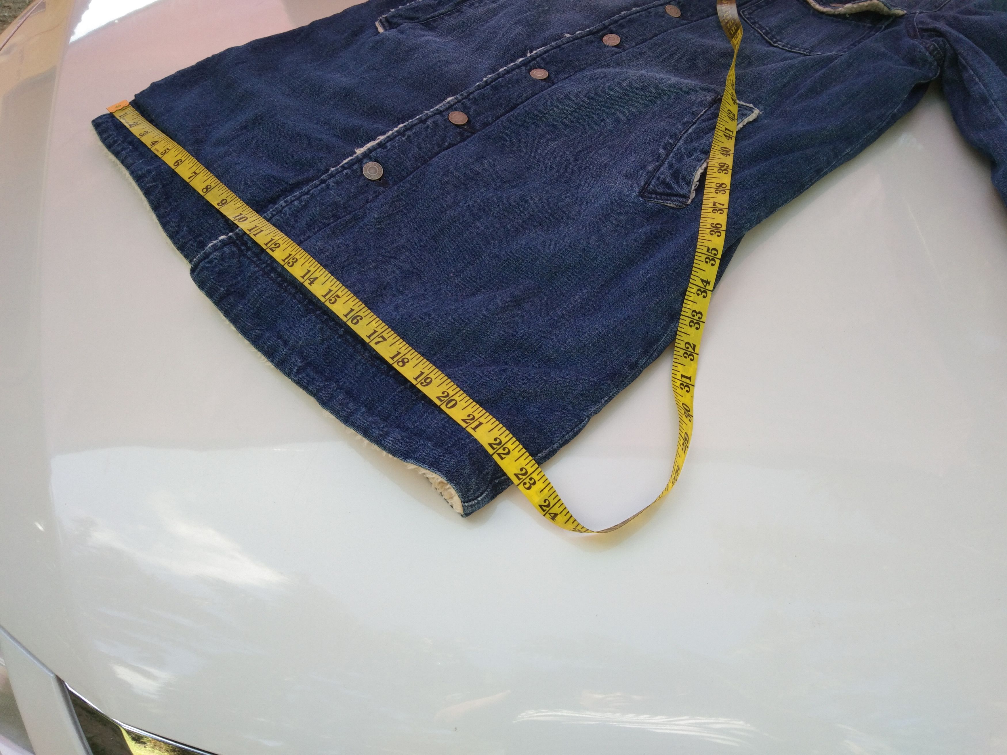 Japanese Brand BAY FLOW WOMEN'S DENIM LONG JACKET Size S / US 4 / IT 40 - 14 Thumbnail