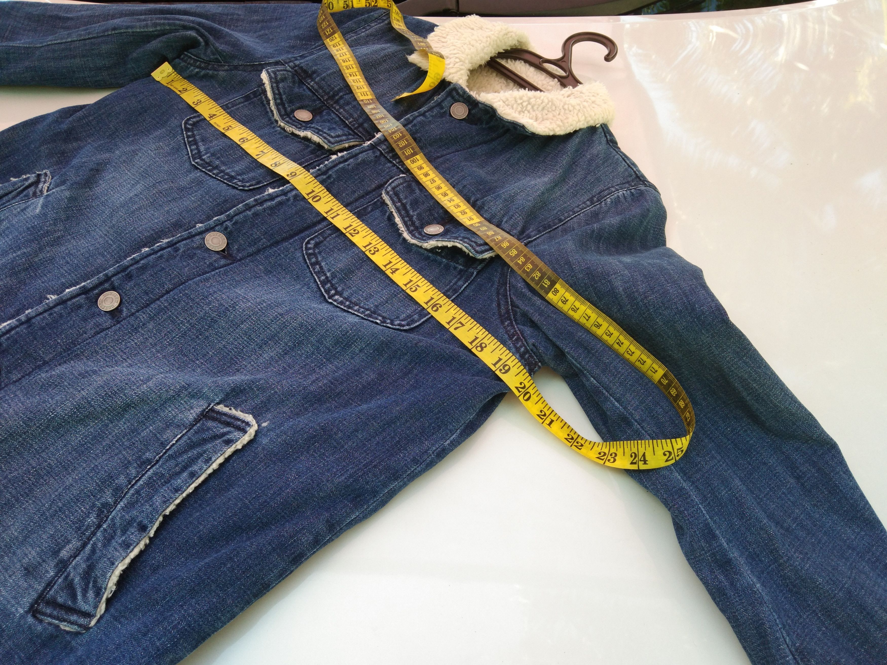 Japanese Brand BAY FLOW WOMEN'S DENIM LONG JACKET Size S / US 4 / IT 40 - 9 Thumbnail