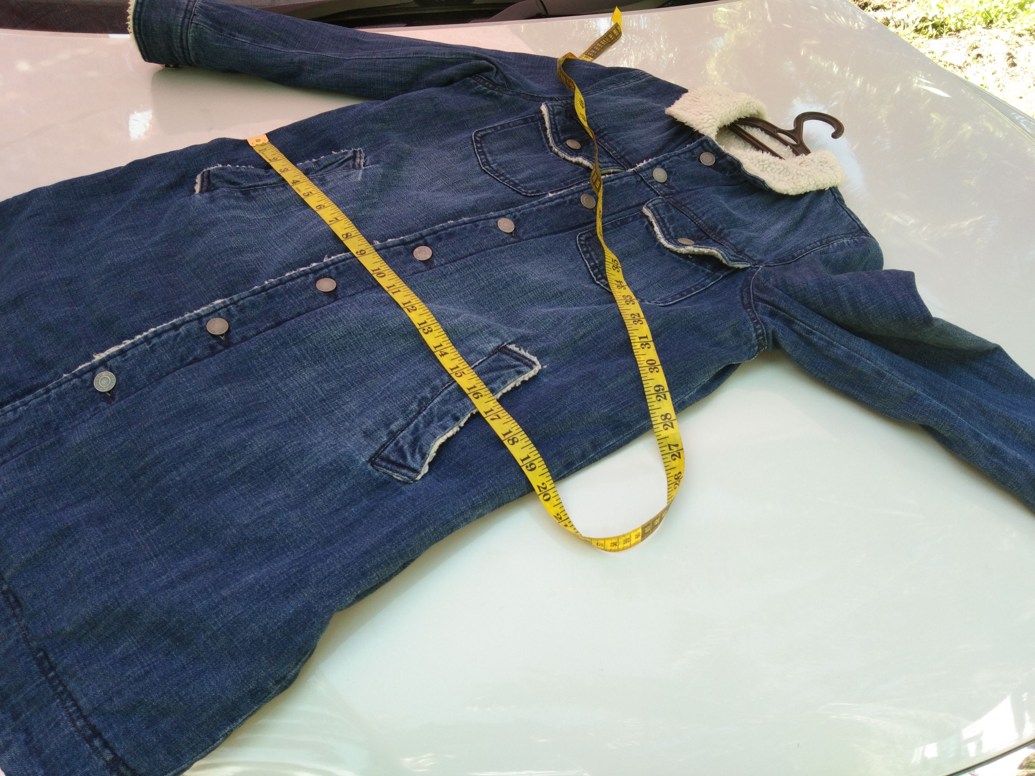 Japanese Brand BAY FLOW WOMEN'S DENIM LONG JACKET Size S / US 4 / IT 40 - 13 Thumbnail