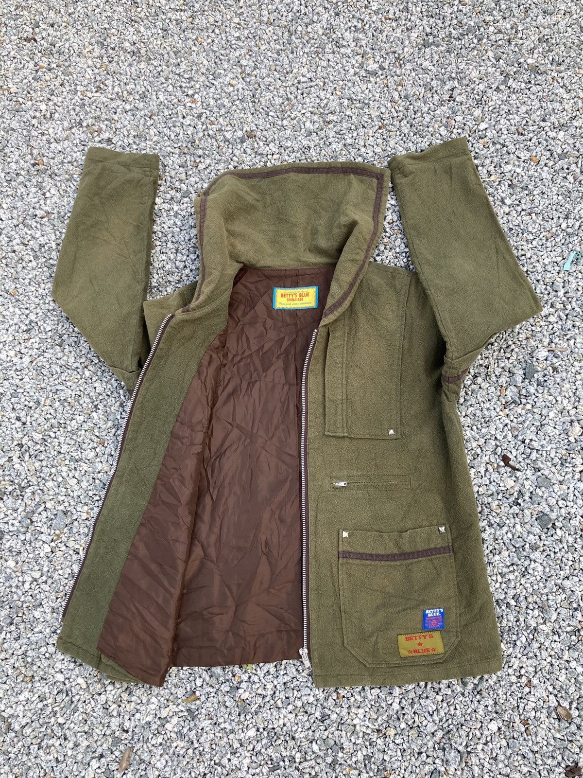 Japanese Brand Distressed Betty’s Blue Shinji Abe Rare Jacket Size US M / EU 48-50 / 2 - 3 Thumbnail
