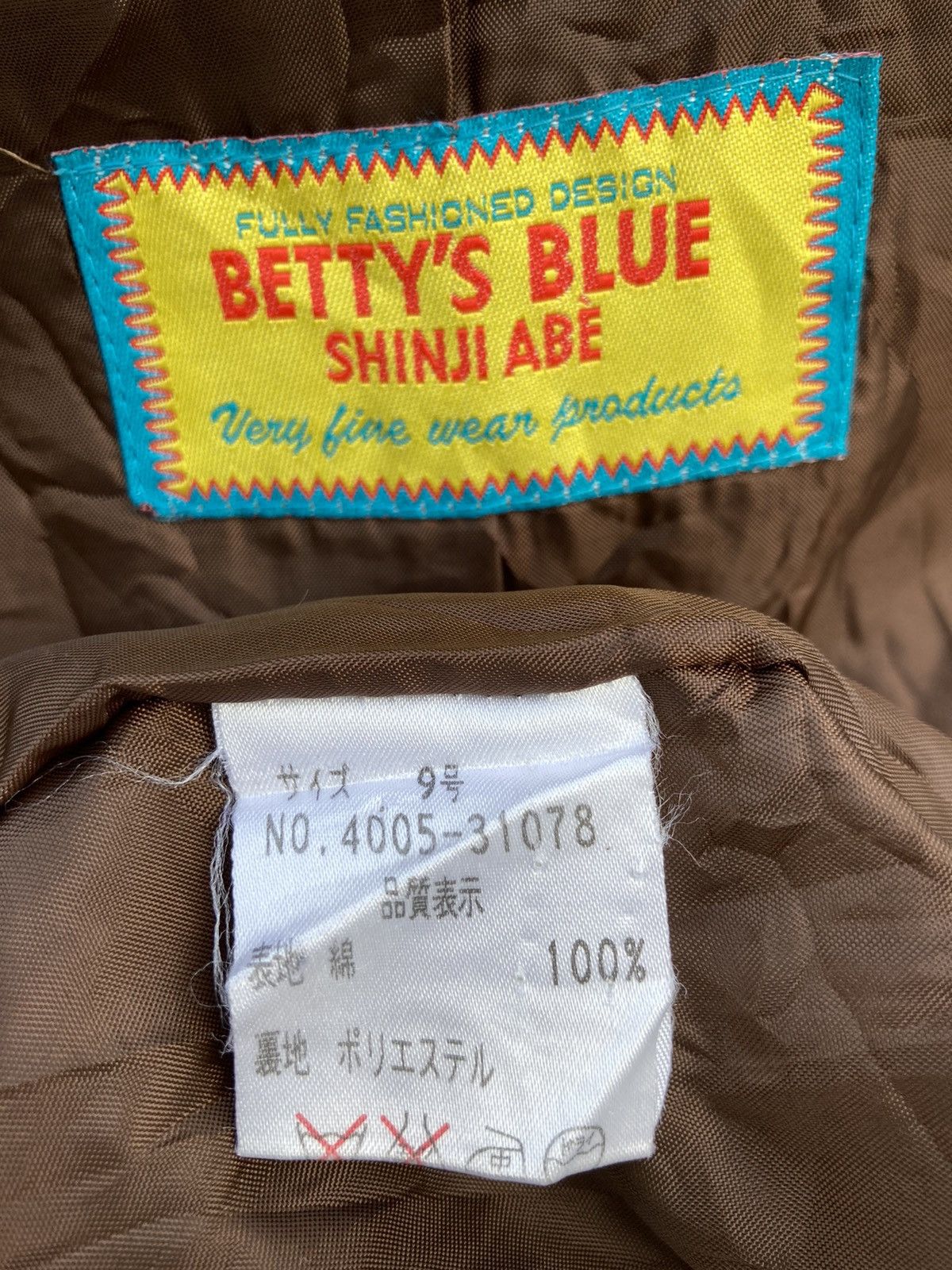 Japanese Brand Distressed Betty’s Blue Shinji Abe Rare Jacket Size US M / EU 48-50 / 2 - 7 Thumbnail