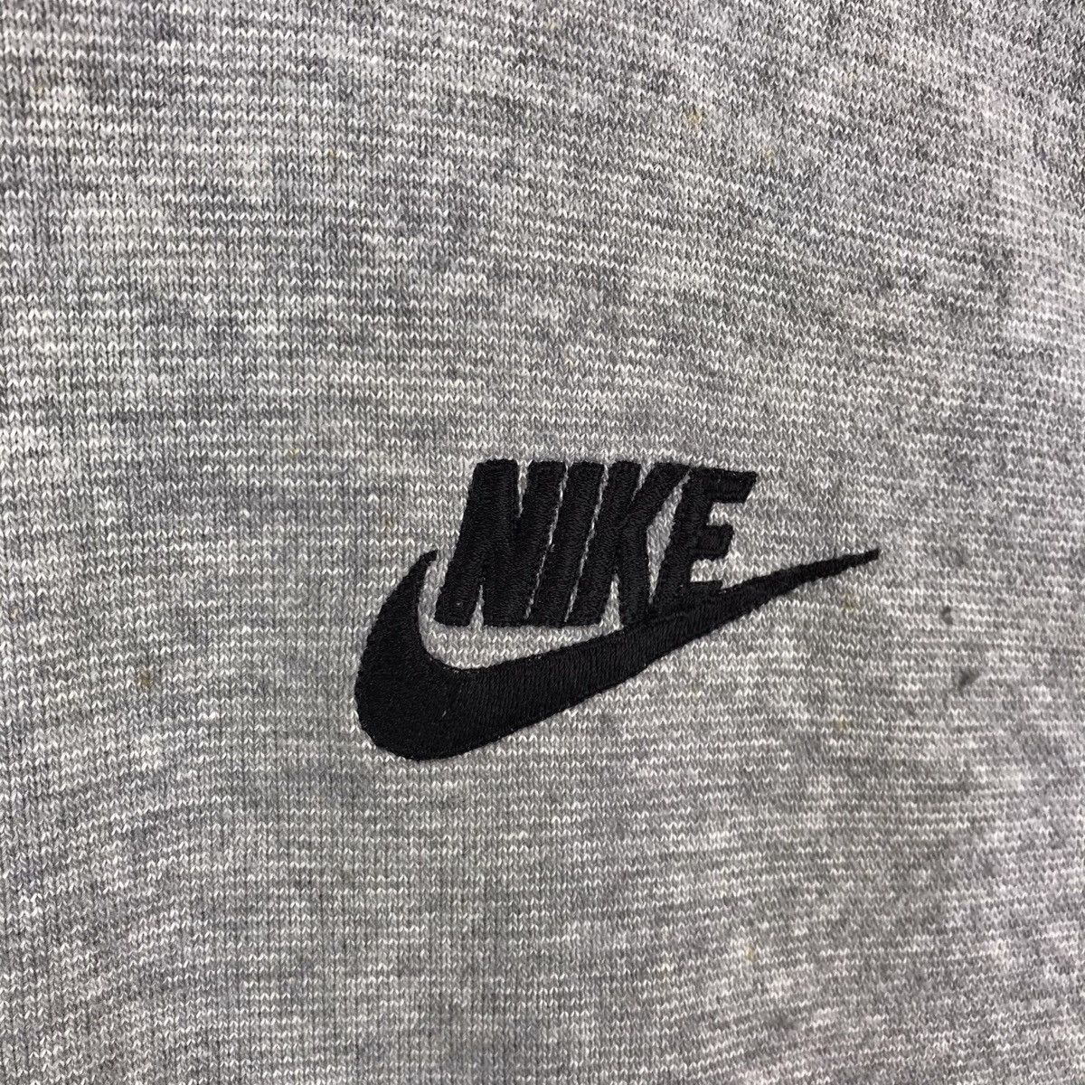 Nike × Vintage Vintage 80s Nike Swoosh Hoodie Pullover Sweatshirt Size US XL / EU 56 / 4 - 3 Thumbnail