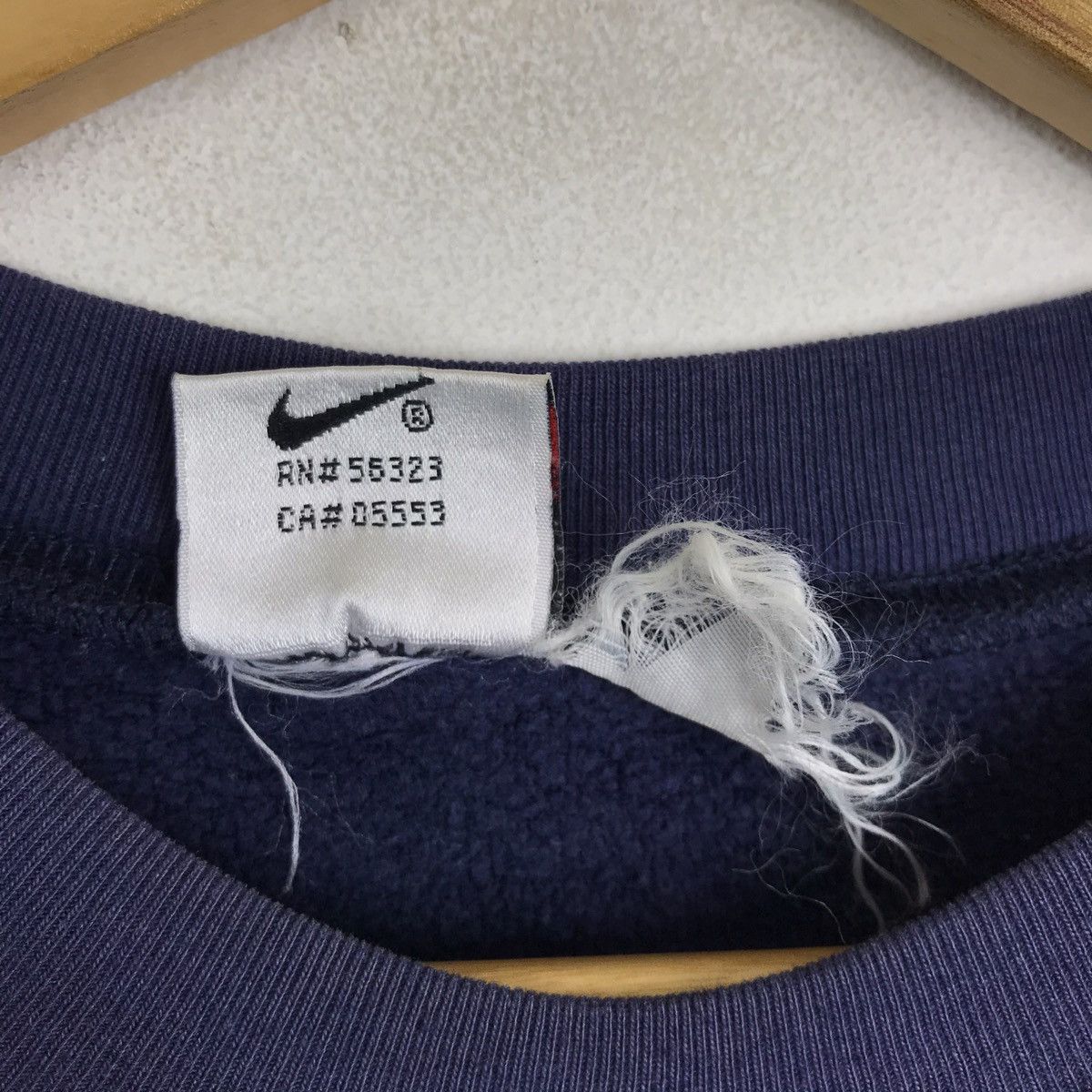 Nike Vintage 90s Stunning Nike Air Swoosh Tick Logo Sweatshirt Size US M / EU 48-50 / 2 - 10 Thumbnail