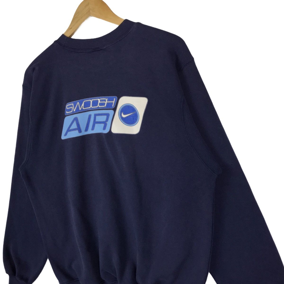Nike Vintage 90s Stunning Nike Air Swoosh Tick Logo Sweatshirt Size US M / EU 48-50 / 2 - 5 Thumbnail