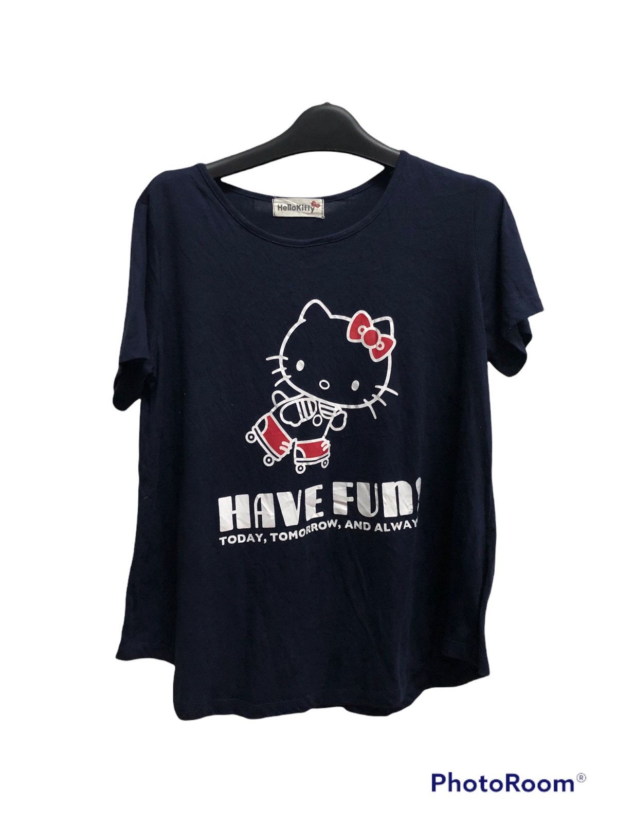 image of Vintage Hello Kitty Tshirt For Women in Darkblue