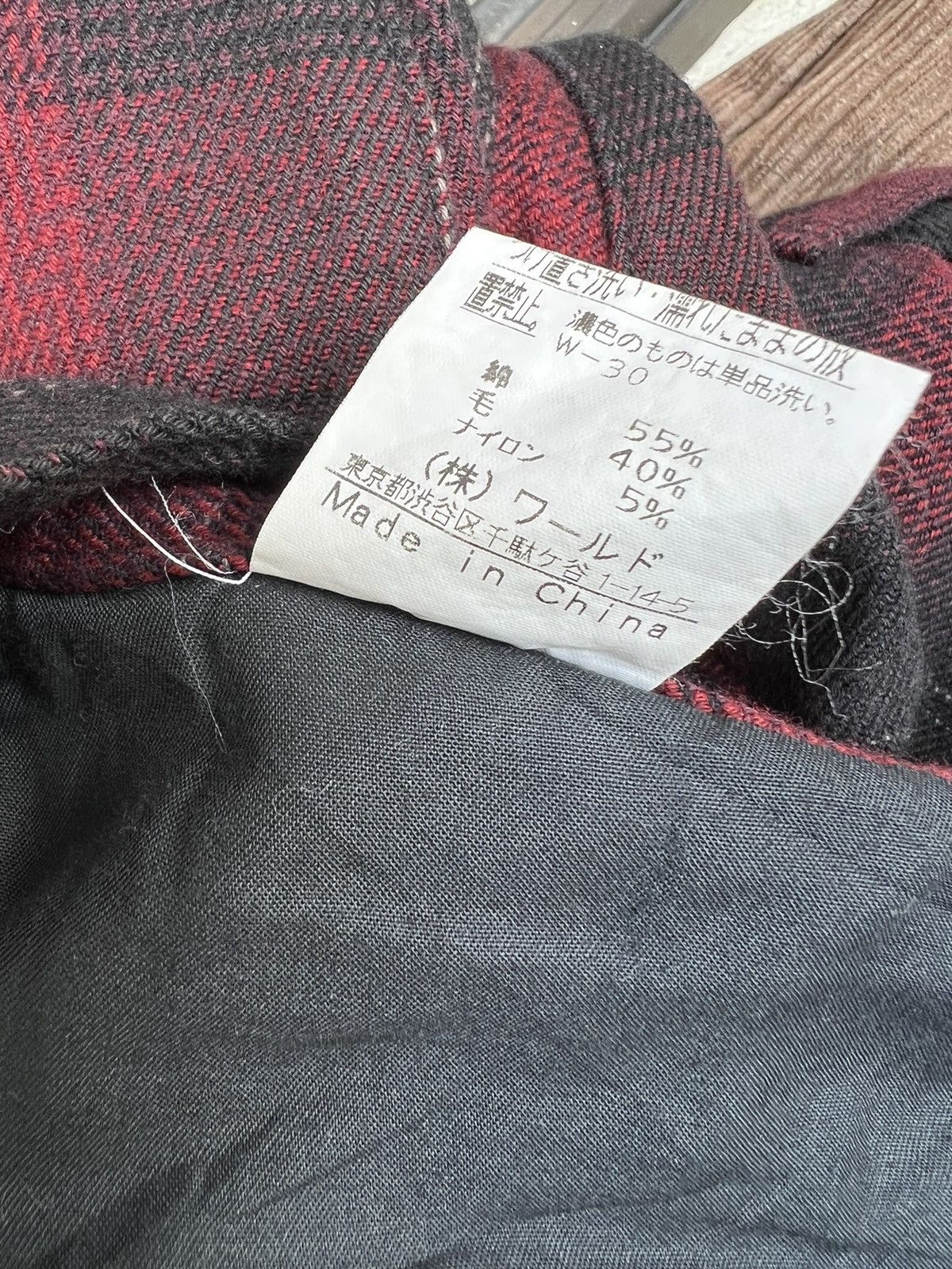 Boycott Vintage Boycott Japan Tartan Plaid Bootcut Jeans Size US 31 - 18 Thumbnail