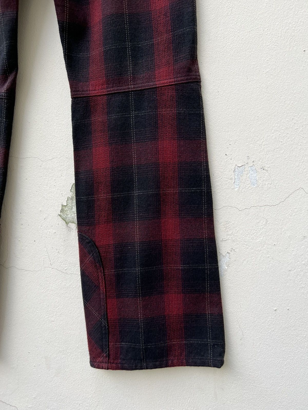Boycott Vintage Boycott Japan Tartan Plaid Bootcut Jeans Size US 31 - 15 Thumbnail
