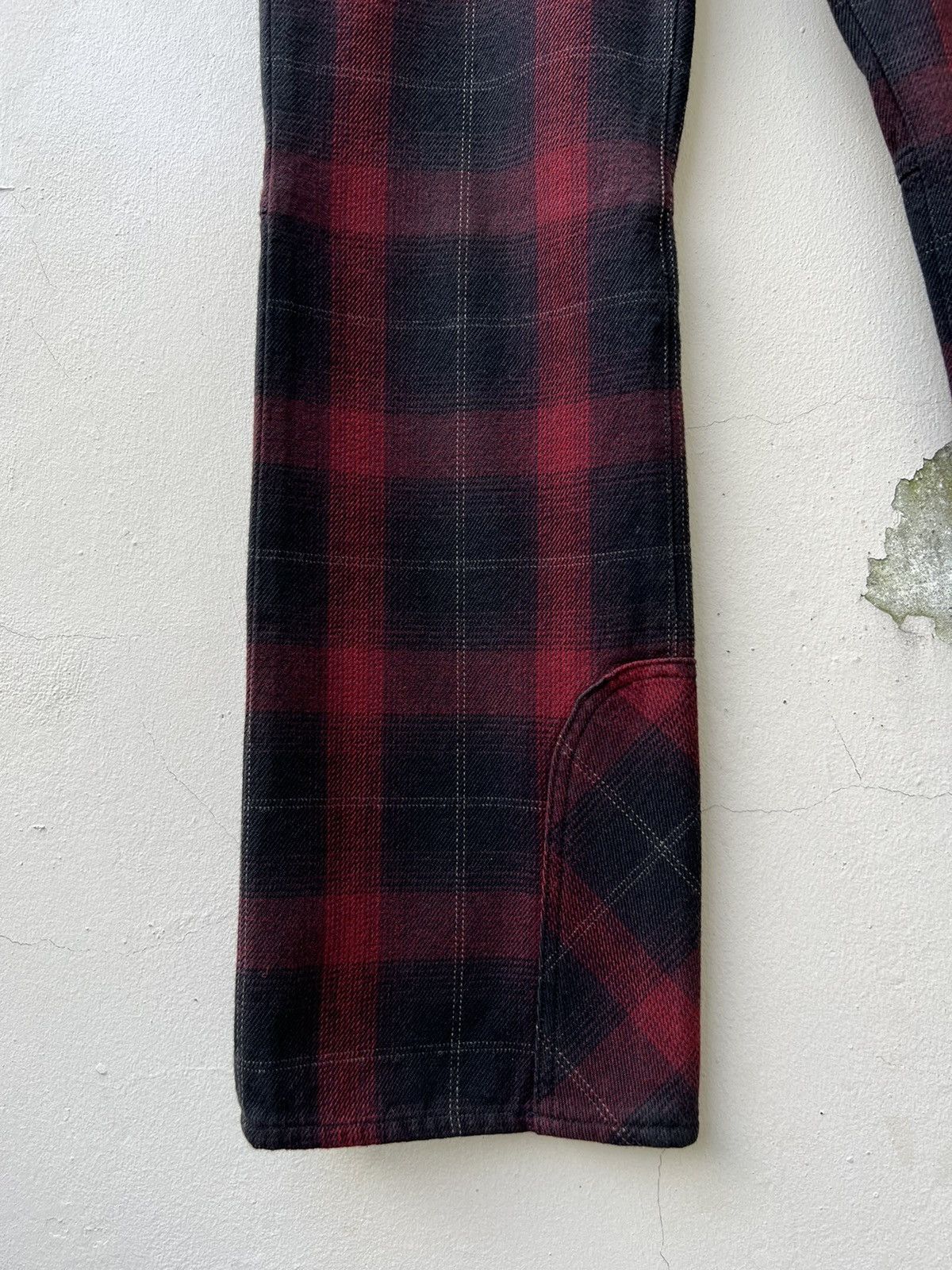 Boycott Vintage Boycott Japan Tartan Plaid Bootcut Jeans Size US 31 - 7 Thumbnail