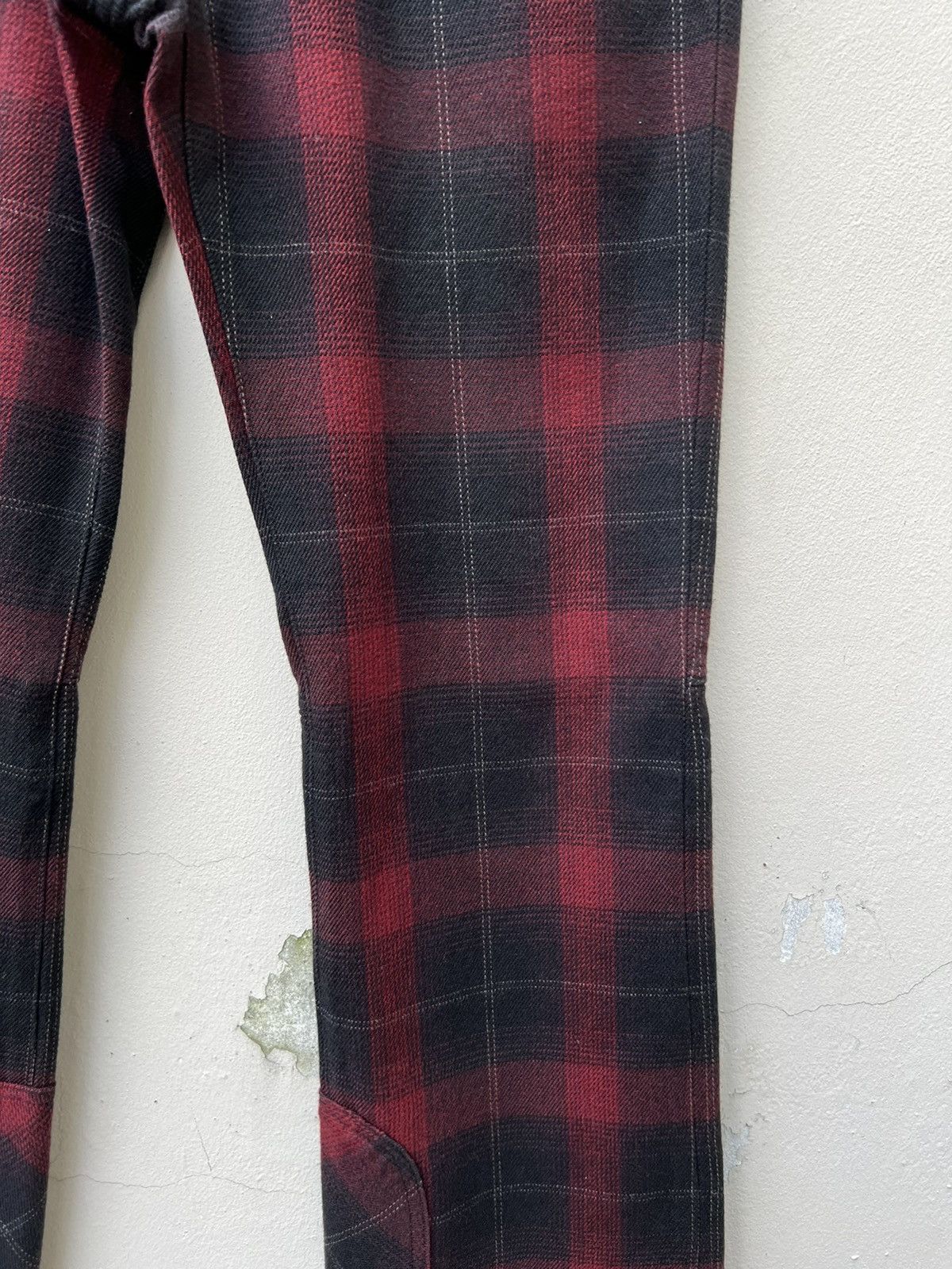 Boycott Vintage Boycott Japan Tartan Plaid Bootcut Jeans Size US 31 - 9 Thumbnail