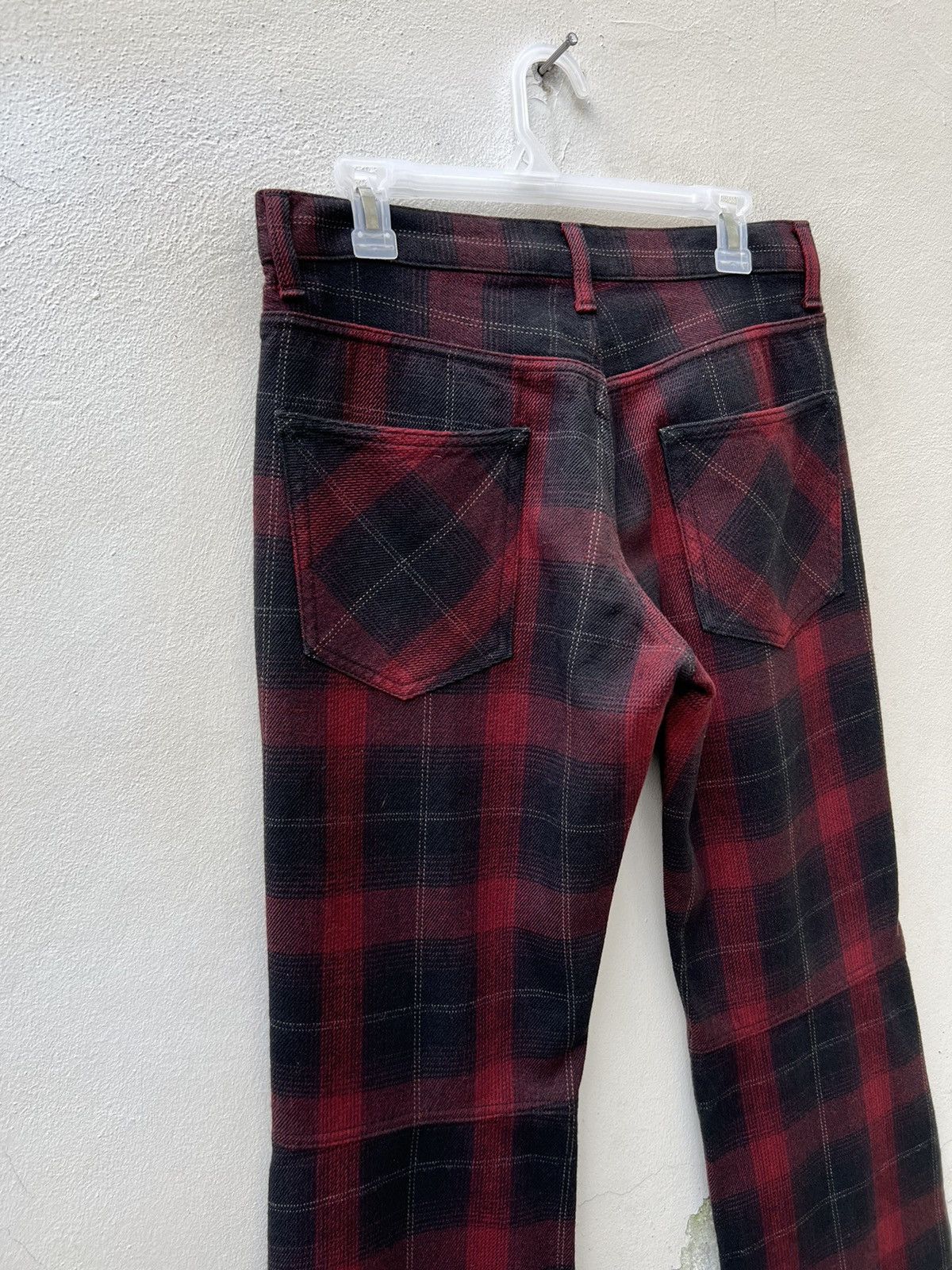 Boycott Vintage Boycott Japan Tartan Plaid Bootcut Jeans Size US 31 - 12 Thumbnail