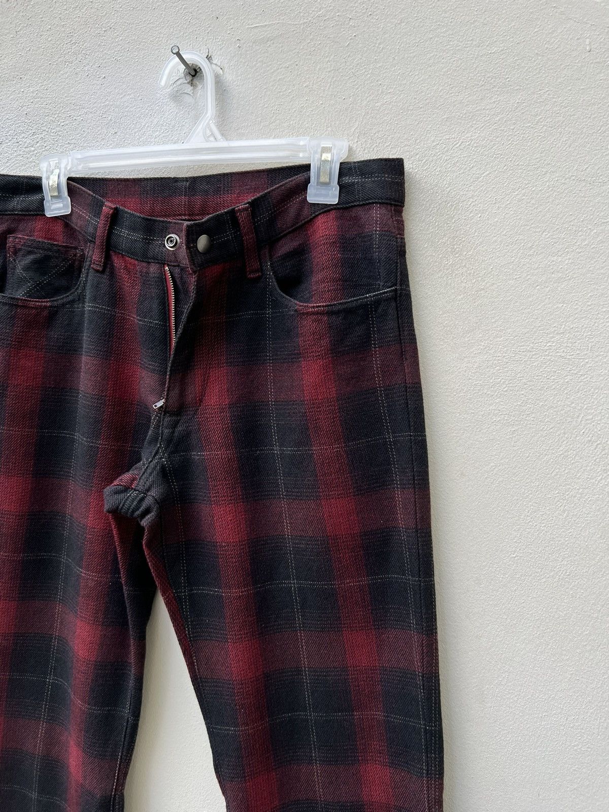 Boycott Vintage Boycott Japan Tartan Plaid Bootcut Jeans Size US 31 - 8 Thumbnail