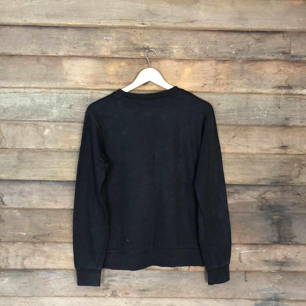 Japanese Brand Space Zero Gravity H&M Black Sweatshirt #033B Size M / US 6-8 / IT 42-44 - 12 Thumbnail