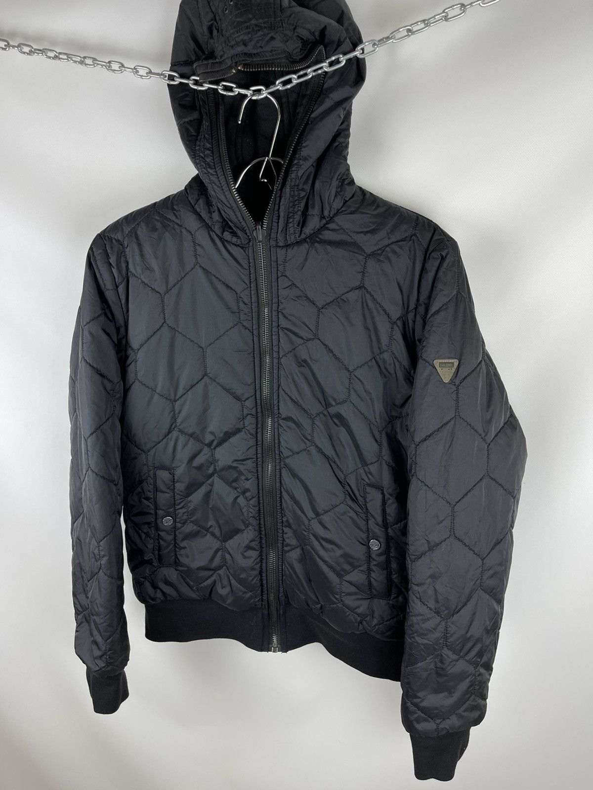 Other J.C. Rags quilted reversible nylon cotton full zip jacket Size US M / EU 48-50 / 2 - 3 Thumbnail