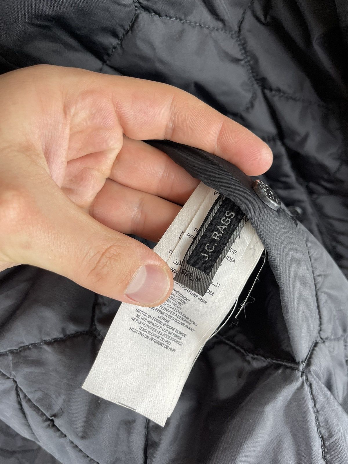 Other J.C. Rags quilted reversible nylon cotton full zip jacket Size US M / EU 48-50 / 2 - 10 Thumbnail