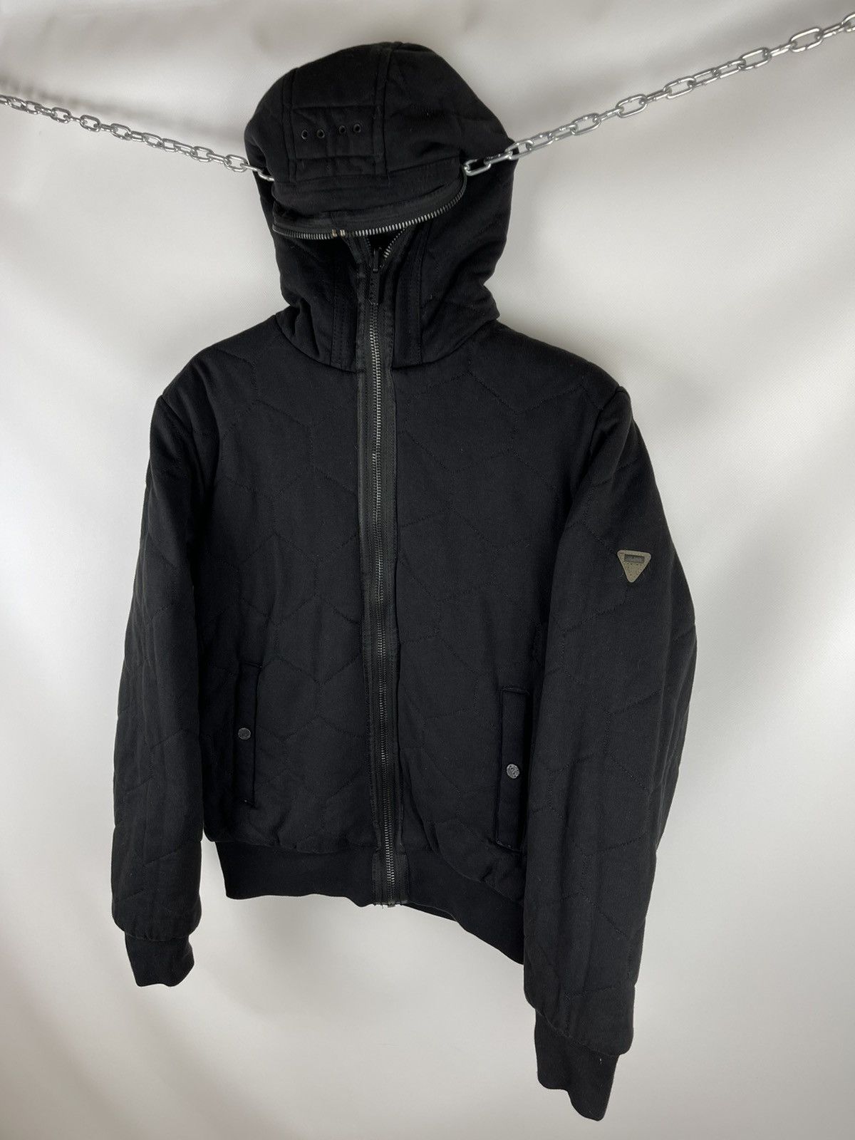 Other J.C. Rags quilted reversible nylon cotton full zip jacket Size US M / EU 48-50 / 2 - 4 Thumbnail