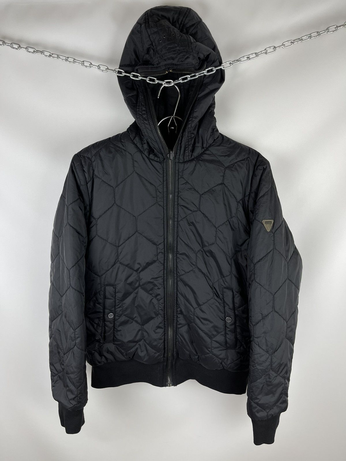 Other J.C. Rags quilted reversible nylon cotton full zip jacket Size US M / EU 48-50 / 2 - 1 Thumbnail