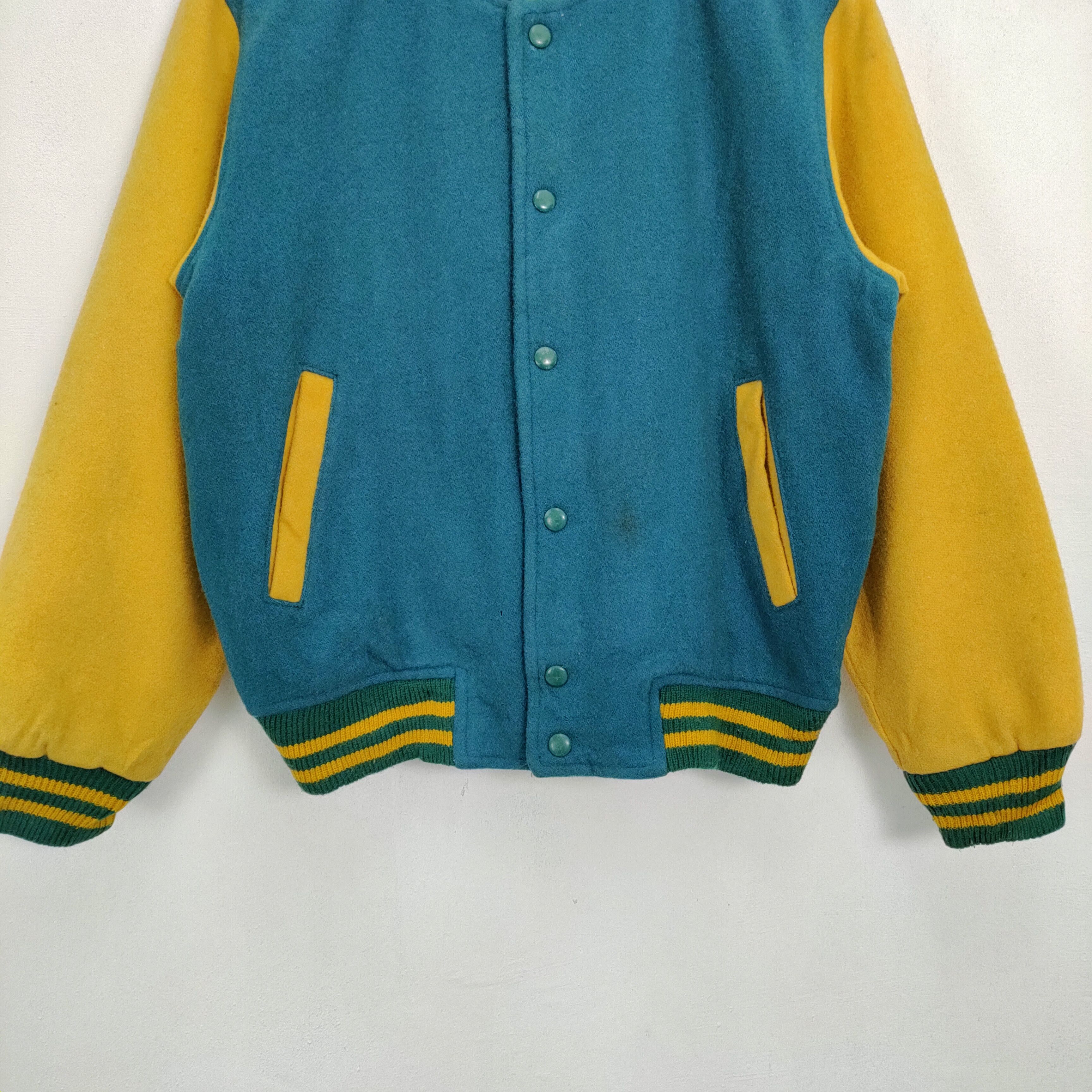 Japanese Brand JAPANESE BRAND WOOL VARSITY JACKET Size US M / EU 48-50 / 2 - 3 Thumbnail