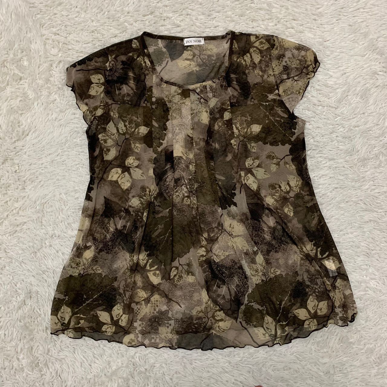 image of Designer Jan Noel Mesh Top Like Jean Paul Gaultier Design, Women's (Size Medium)