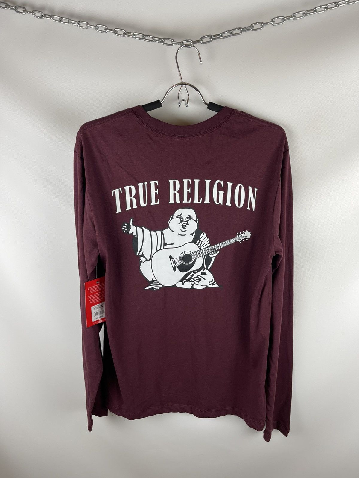 True Religion True Religion deep garnet ls Buddha crewneck longsleeve tee Size US L / EU 52-54 / 3 - 1 Thumbnail
