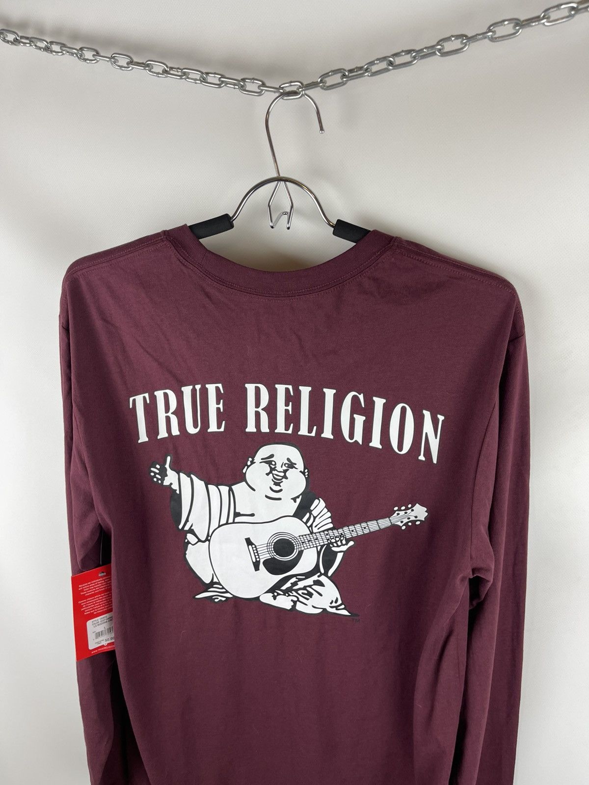 True Religion True Religion deep garnet ls Buddha crewneck longsleeve tee Size US L / EU 52-54 / 3 - 2 Thumbnail