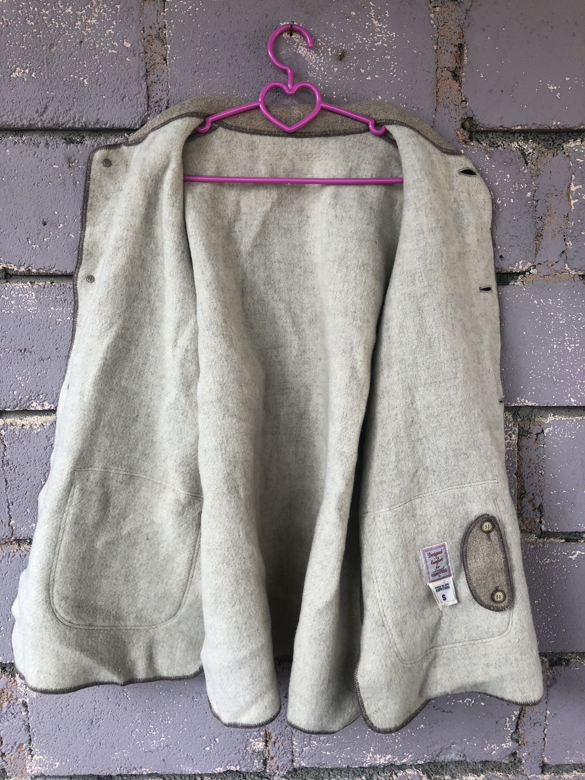 45rpm Rare Vintage 45RPM Studio Japan Wool Coat Jacket Size US S / EU 44-46 / 1 - 3 Thumbnail
