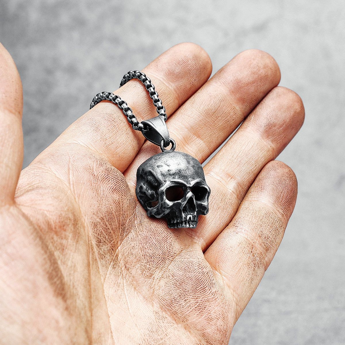 Jewelry Skull Pendant Necklace Size ONE SIZE - 1 Thumbnail