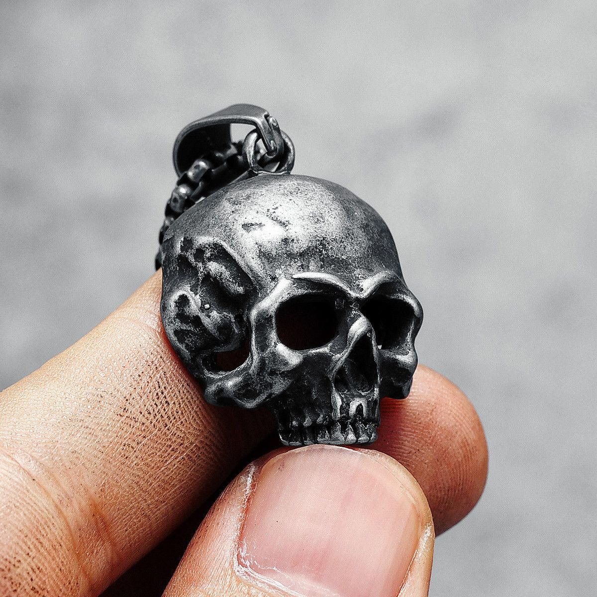 Jewelry Skull Pendant Necklace Size ONE SIZE - 4 Thumbnail