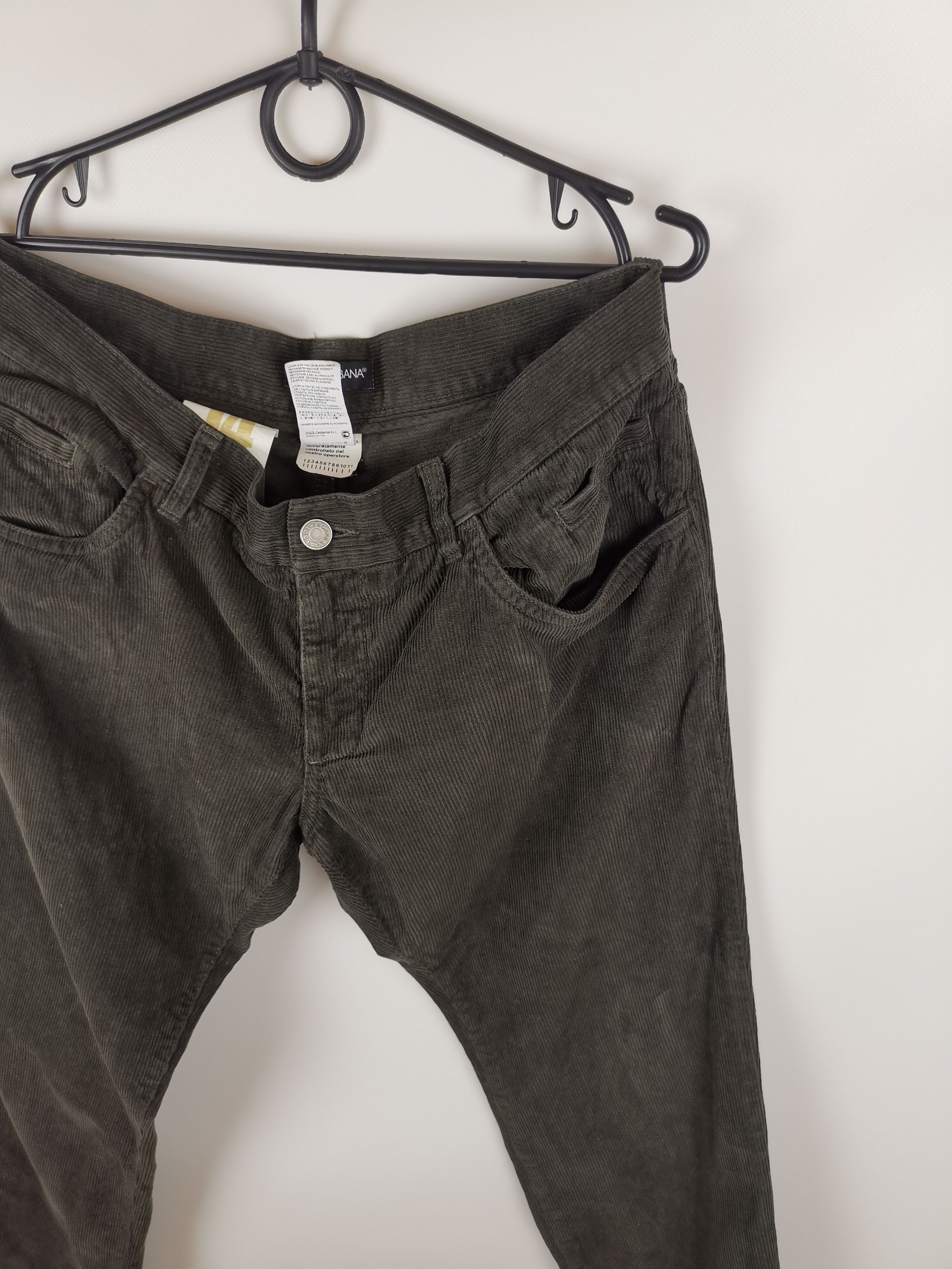 Dolce & Gabbana Dolce & Gabbana corduroy made in italy casual pants Size US 34 / EU 50 - 3 Thumbnail