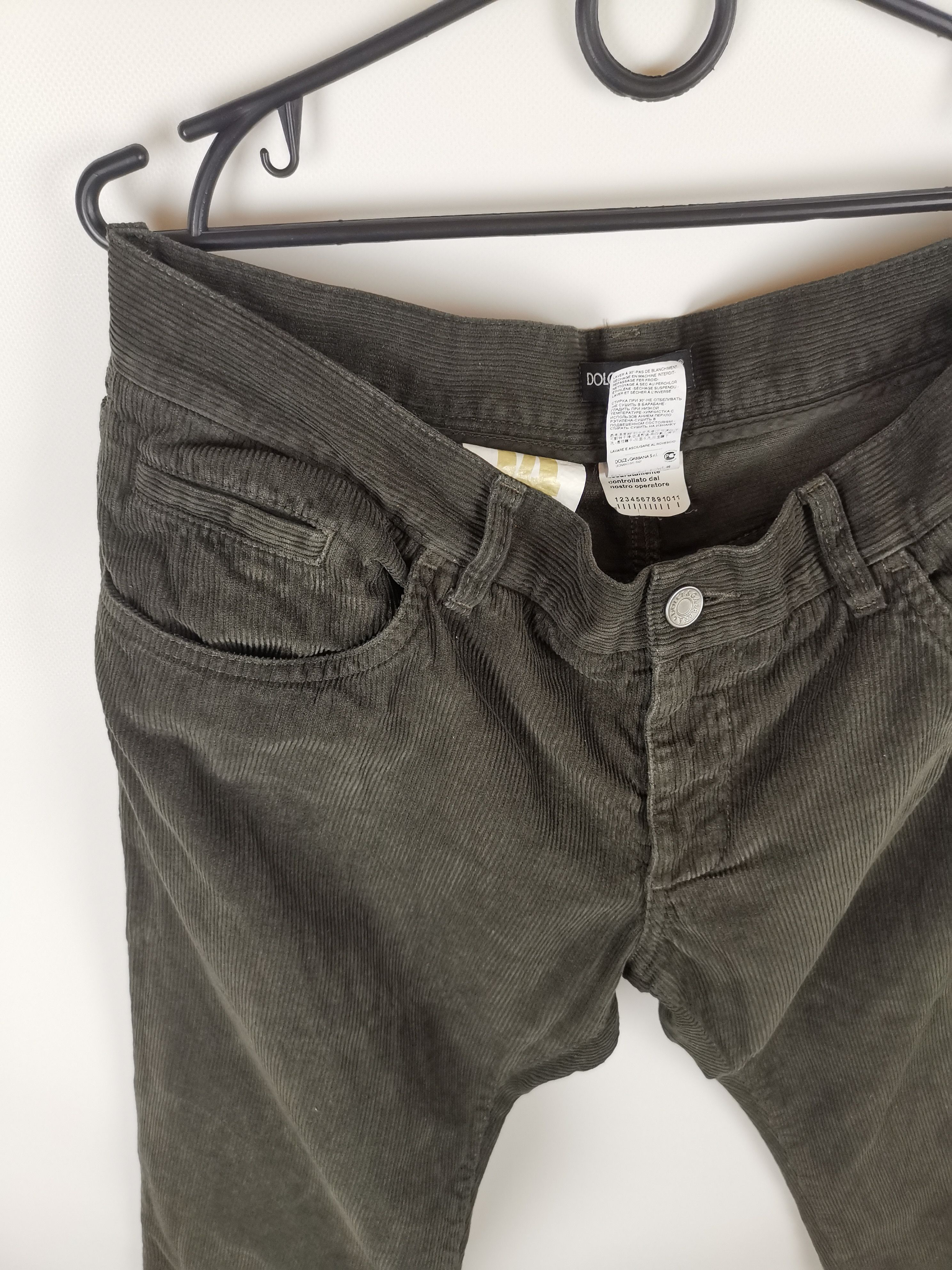 Dolce & Gabbana Dolce & Gabbana corduroy made in italy casual pants Size US 34 / EU 50 - 6 Thumbnail