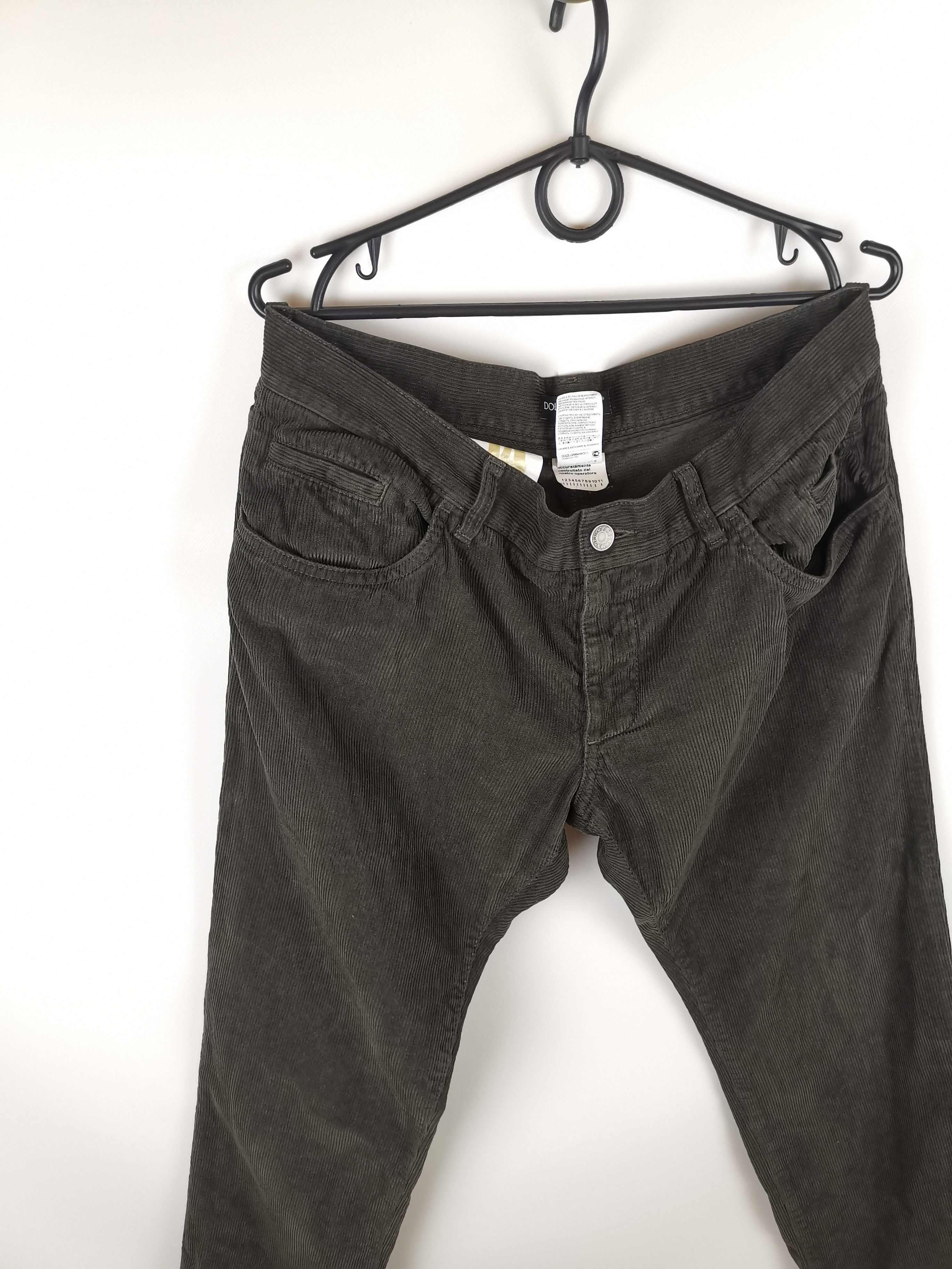 Dolce & Gabbana Dolce & Gabbana corduroy made in italy casual pants Size US 34 / EU 50 - 4 Thumbnail