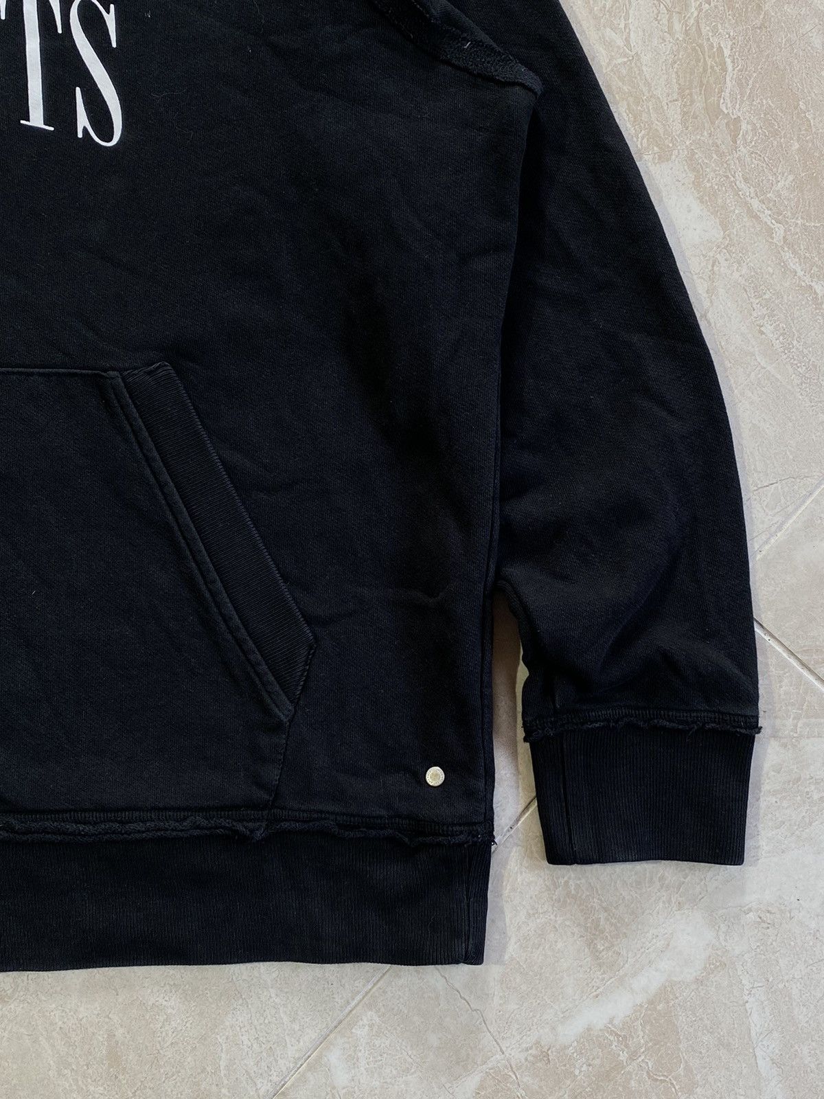 Allsaints 2000s All Saints Diverge Pullover Hoodie Black Y2k Gothic Size US M / EU 48-50 / 2 - 5 Thumbnail