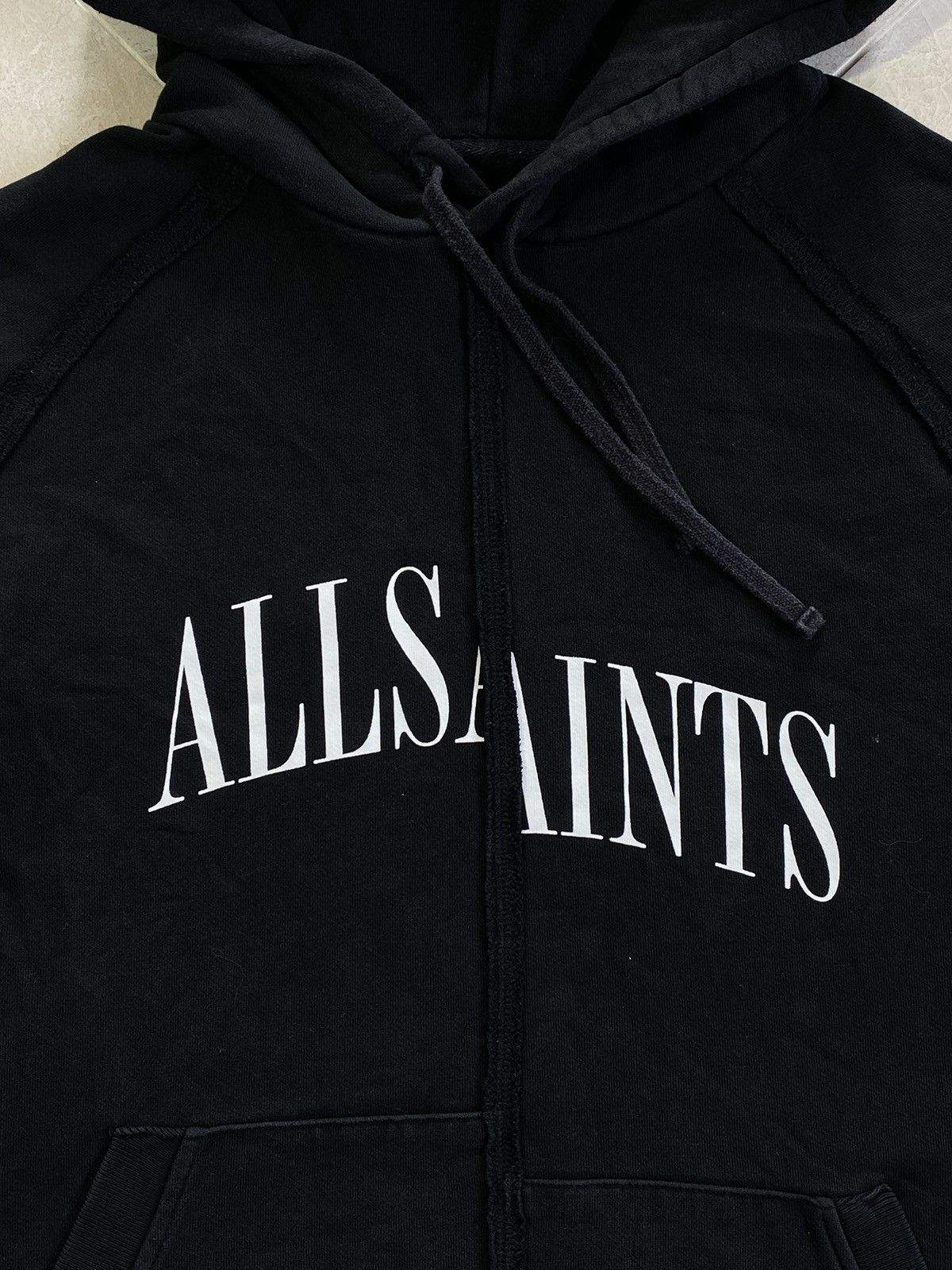 Allsaints 2000s All Saints Diverge Pullover Hoodie Black Y2k Gothic Size US M / EU 48-50 / 2 - 3 Thumbnail