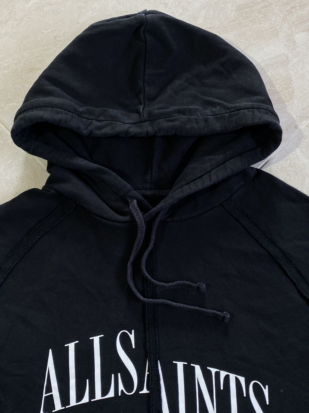Allsaints 2000s All Saints Diverge Pullover Hoodie Black Y2k Gothic Size US M / EU 48-50 / 2 - 4 Thumbnail