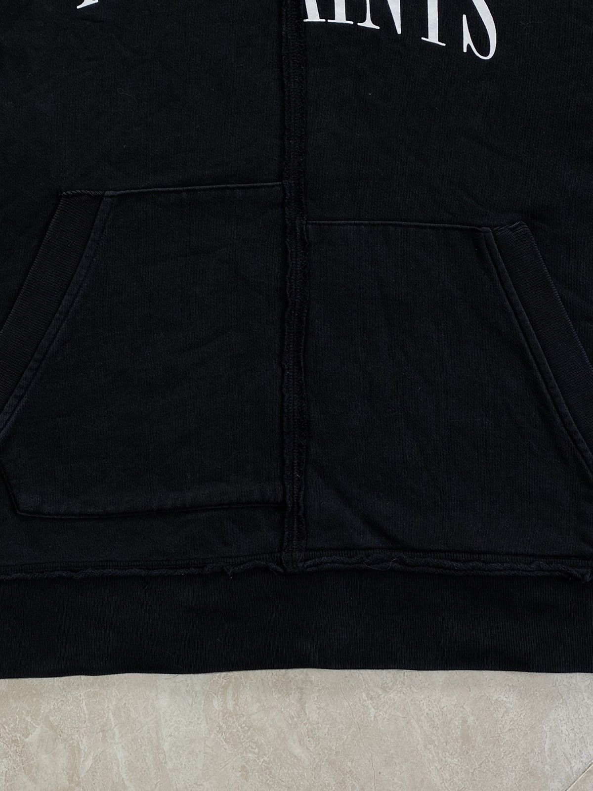 Allsaints 2000s All Saints Diverge Pullover Hoodie Black Y2k Gothic Size US M / EU 48-50 / 2 - 7 Thumbnail