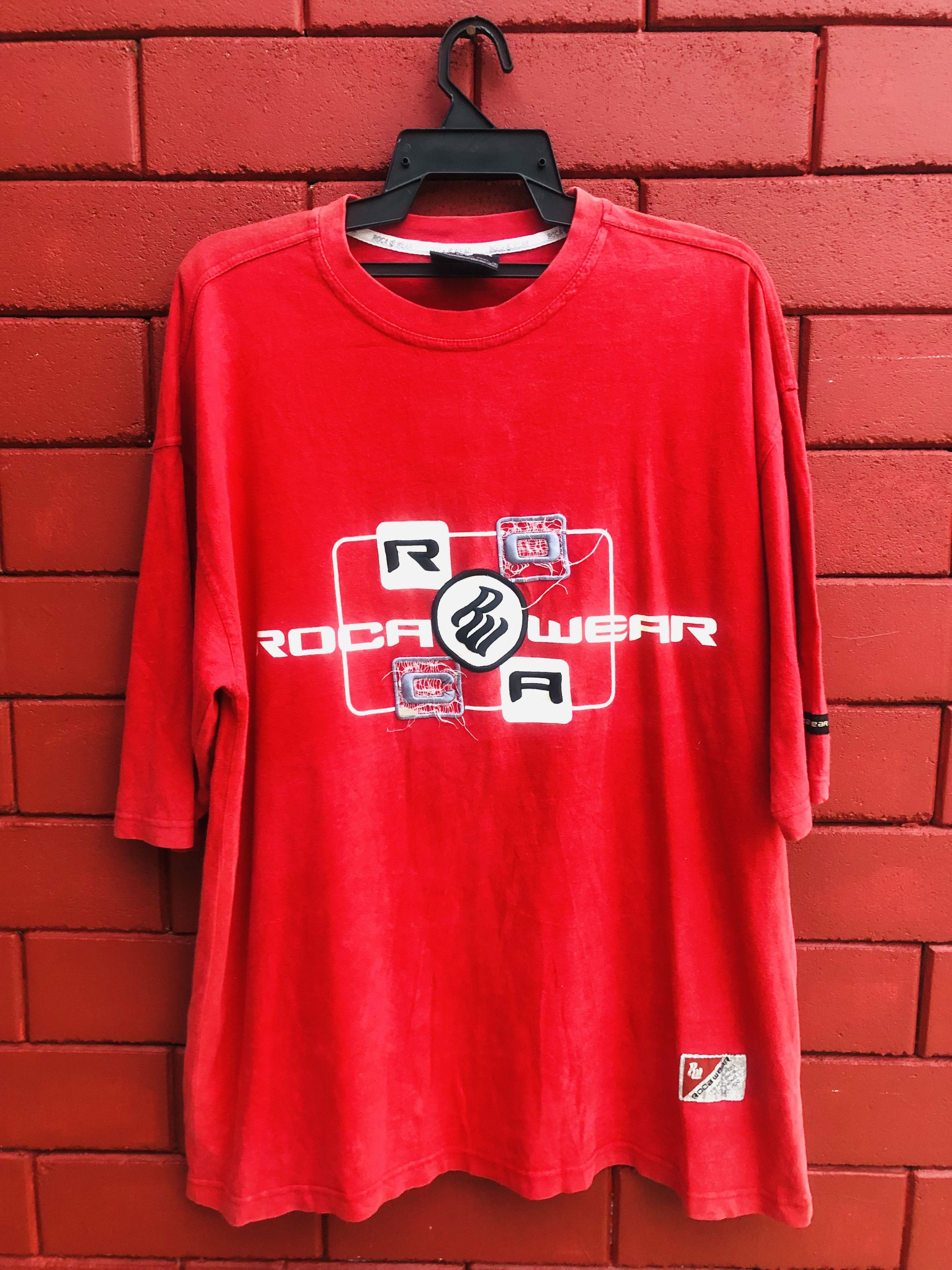 image of Vintage Rocawear Rap Hip Hop Streetwear Fashion Style in Red, Men's (Size XL)