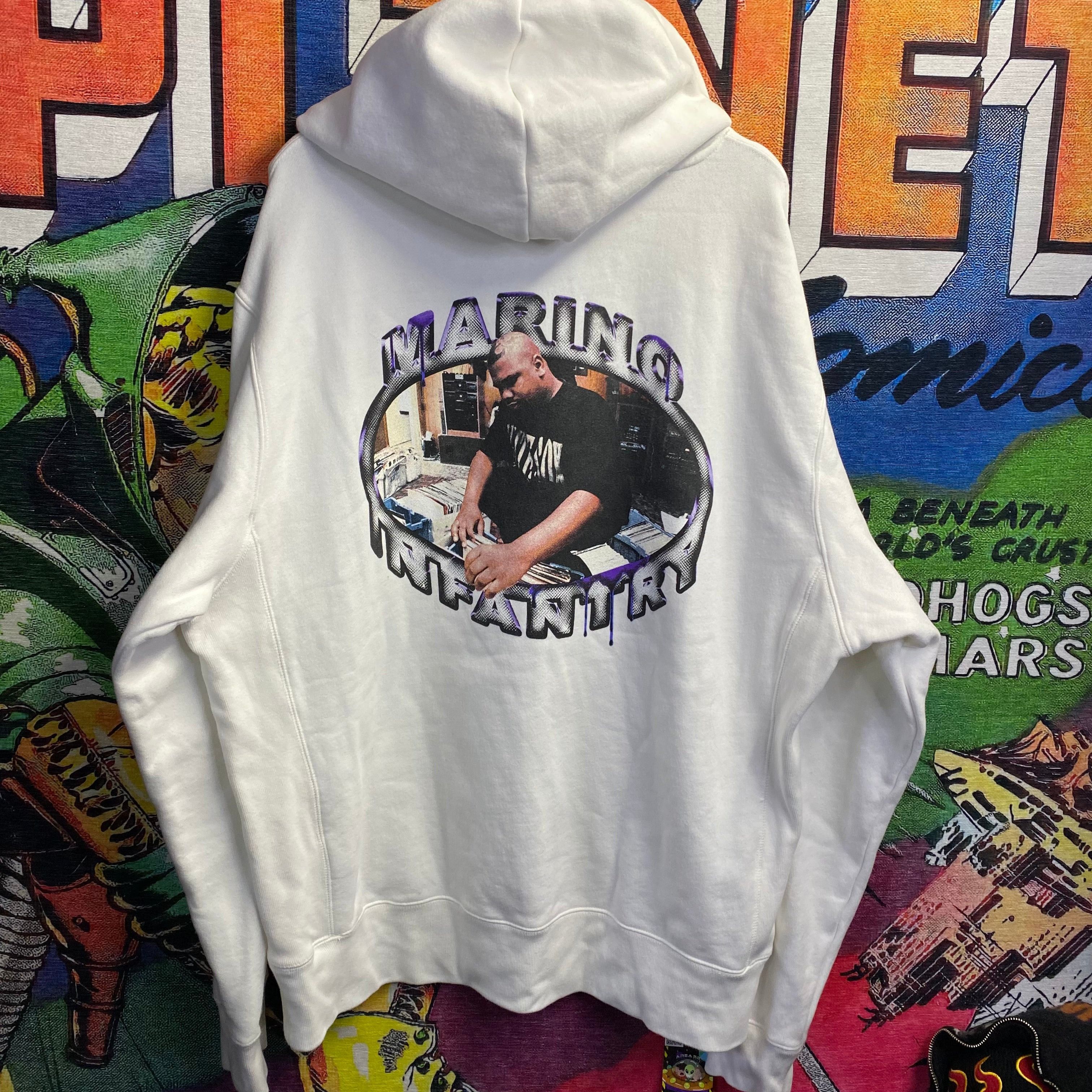 image of Marino Infantry Dj Screw Hoodie Size XL in White, Men's