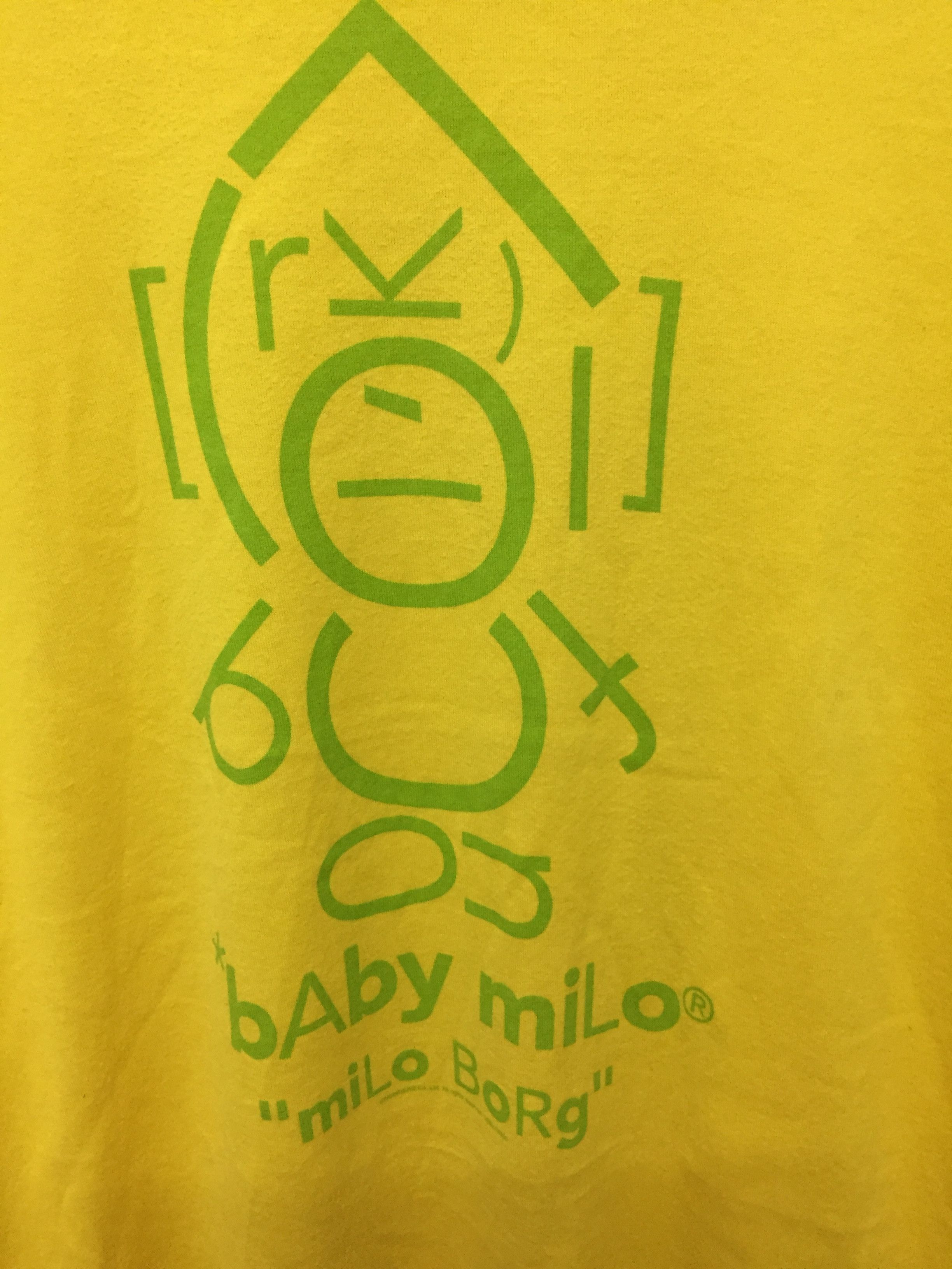 Bape 2007 Baby Milo BORG Long sleeve shirt Size US M / EU 48-50 / 2 - 3 Thumbnail